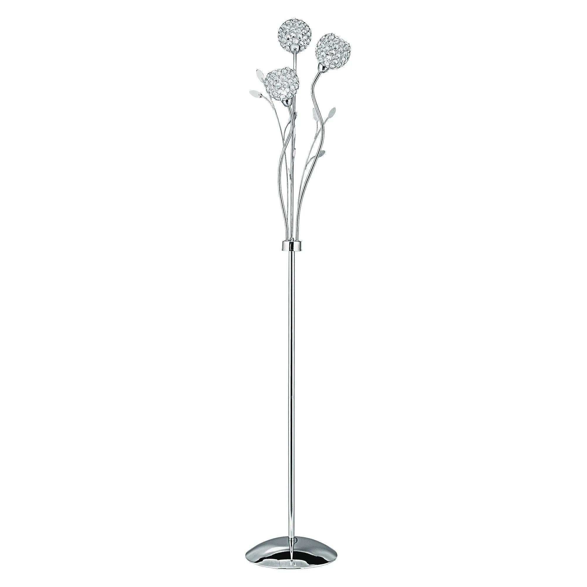 3573CC Bellis II Chrome 3 Light Floor Lamp