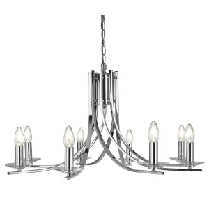 4168-8CC Ascona Chrome 8 Light Multi Arm Light