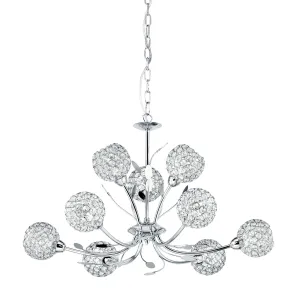 5579-9CC Bellis II Chrome 9 Light Multi Arm Light