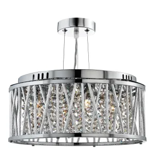 8333-3CC Elise 3 Light Semi Flush Light