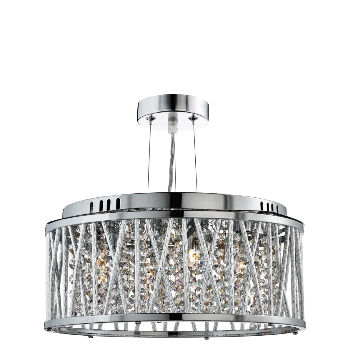 8333-3CC Elise 3 Light Semi Flush Light