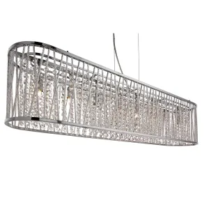 9448-8CC Elise 8 Light Oval Suspended Light
