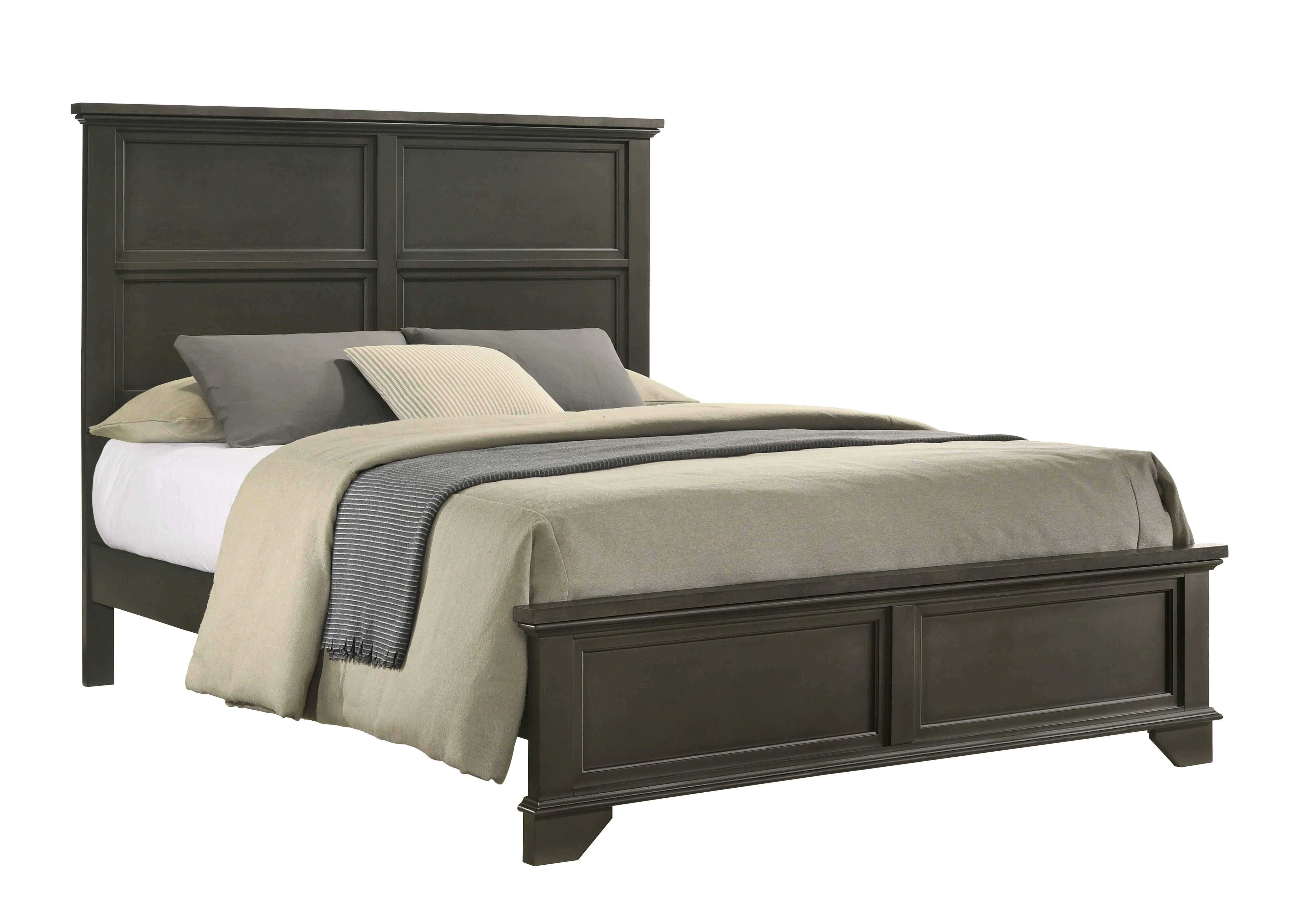 Abigail 6-Piece Queen Bedroom Package - Grey