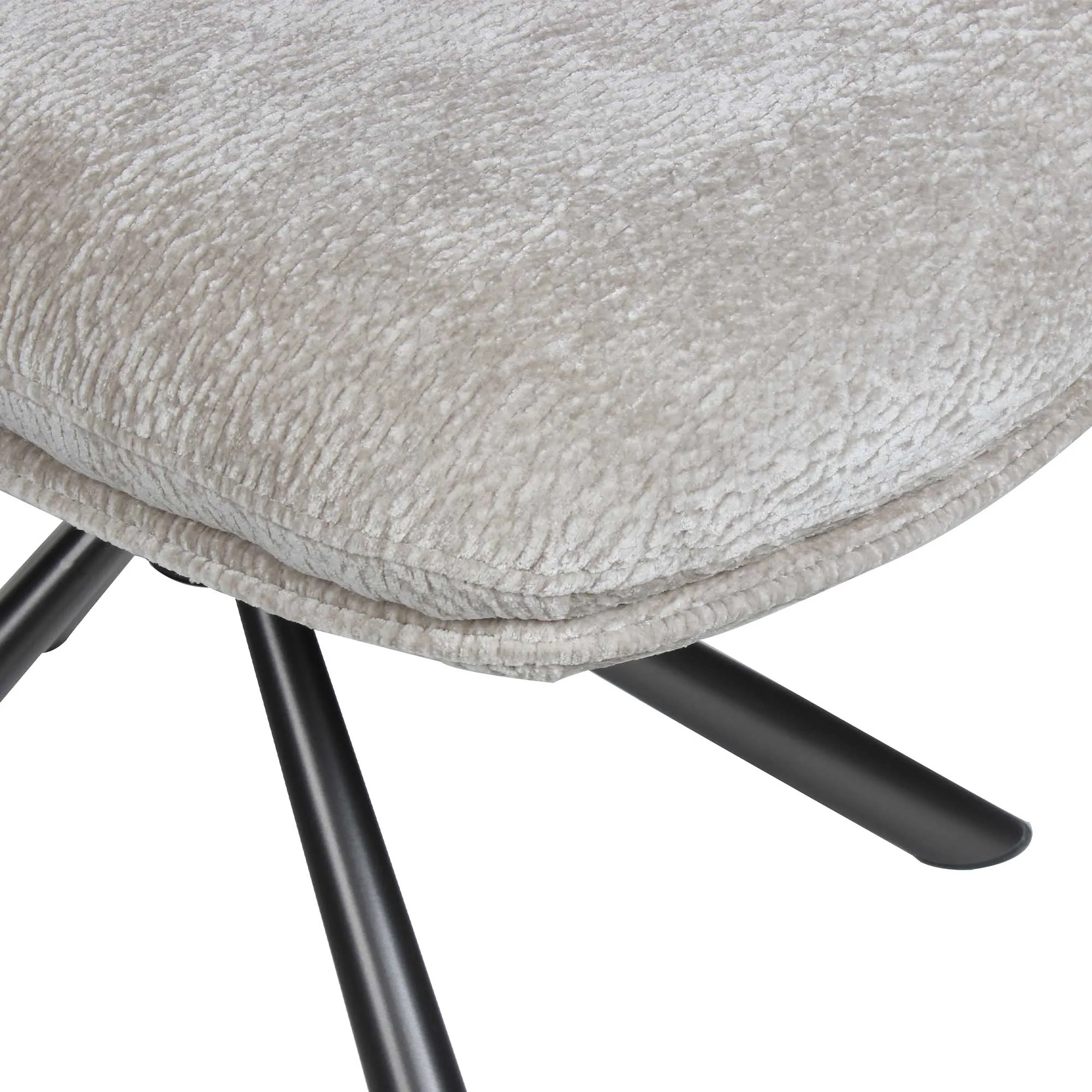 Alonso - Swivel Dining Chair In Fabric