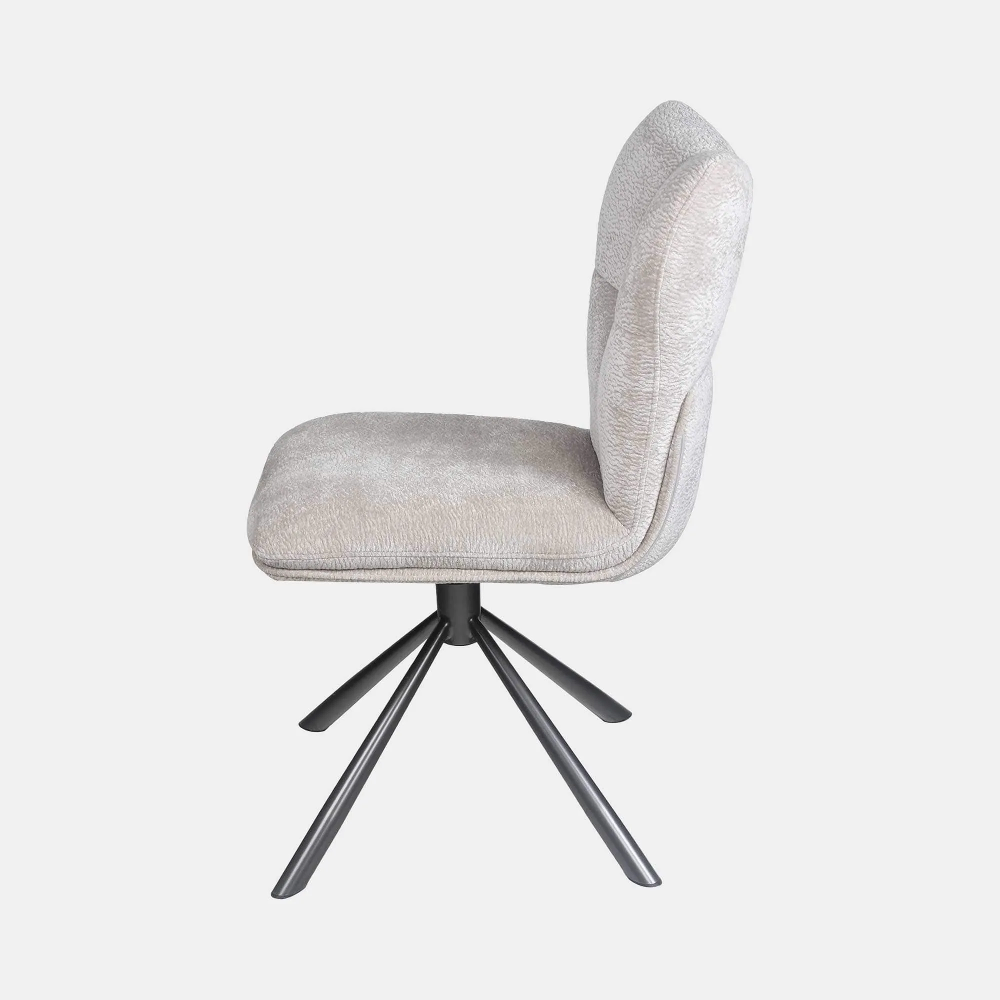 Alonso - Swivel Dining Chair In Fabric