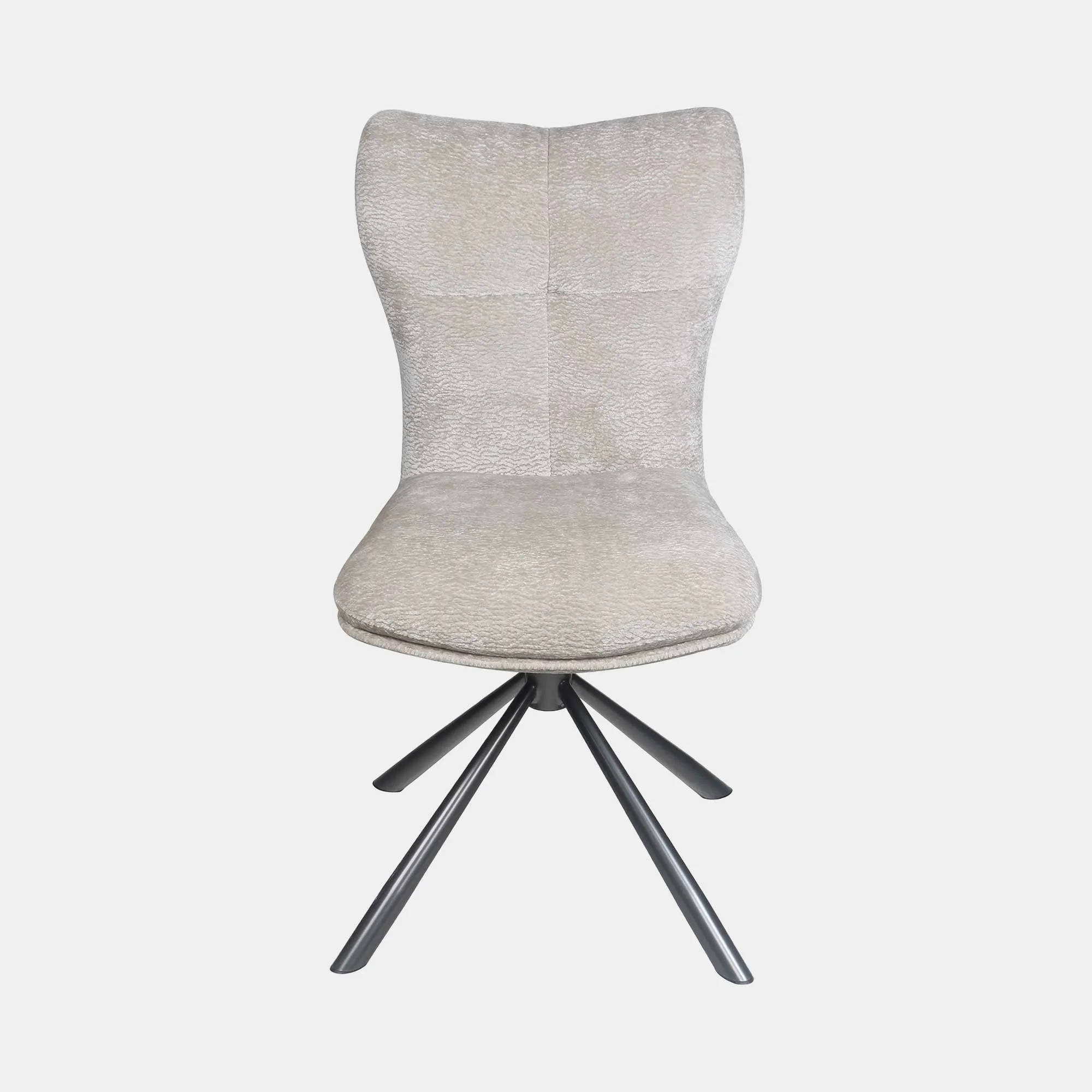 Alonso - Swivel Dining Chair In Fabric