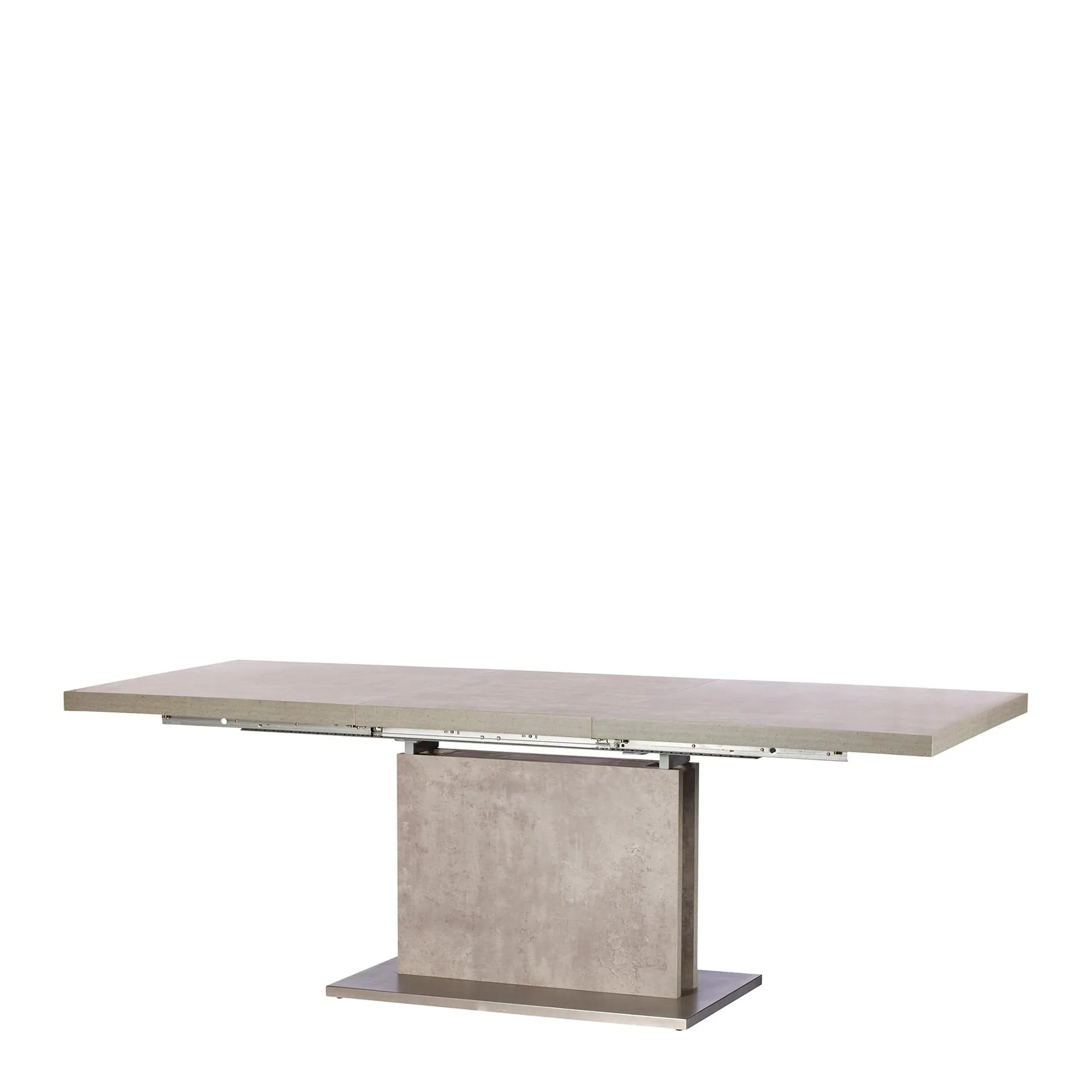 Amarna - 160cm Extending Dining Table In Concrete Effect
