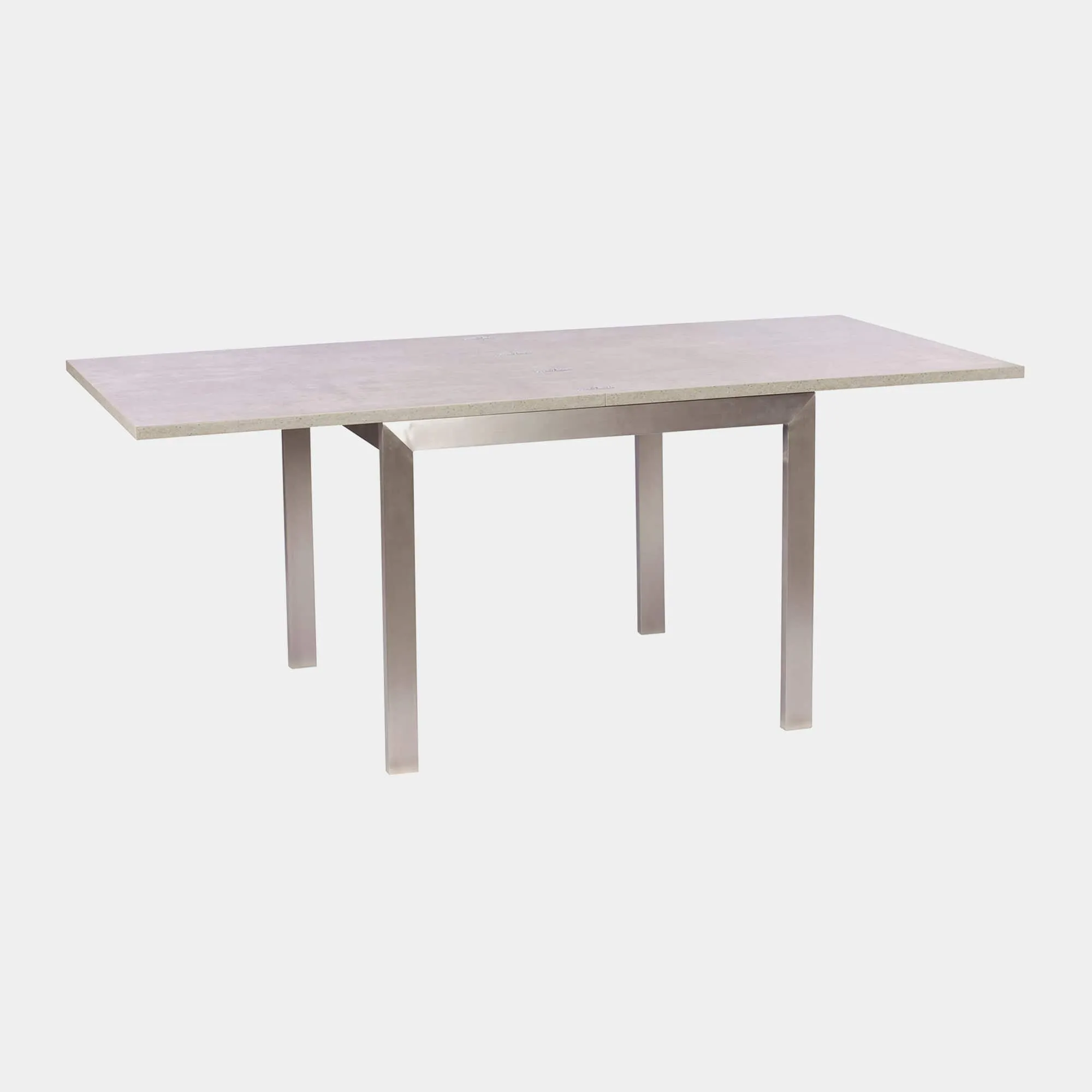 Amarna - 90cm Flip Top Dining Table In Concrete Effect