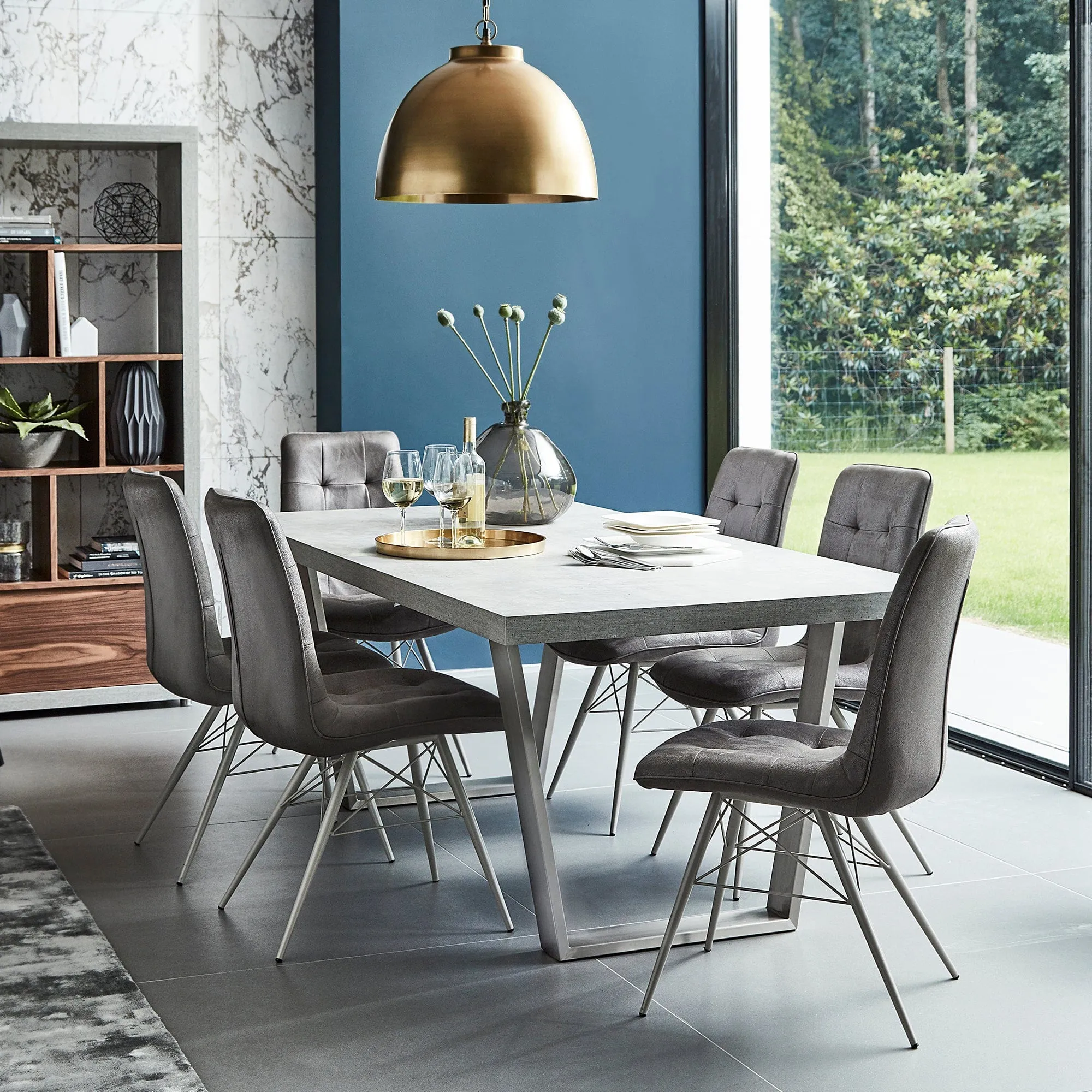 Amarna - Dining Table In Concrete Effect