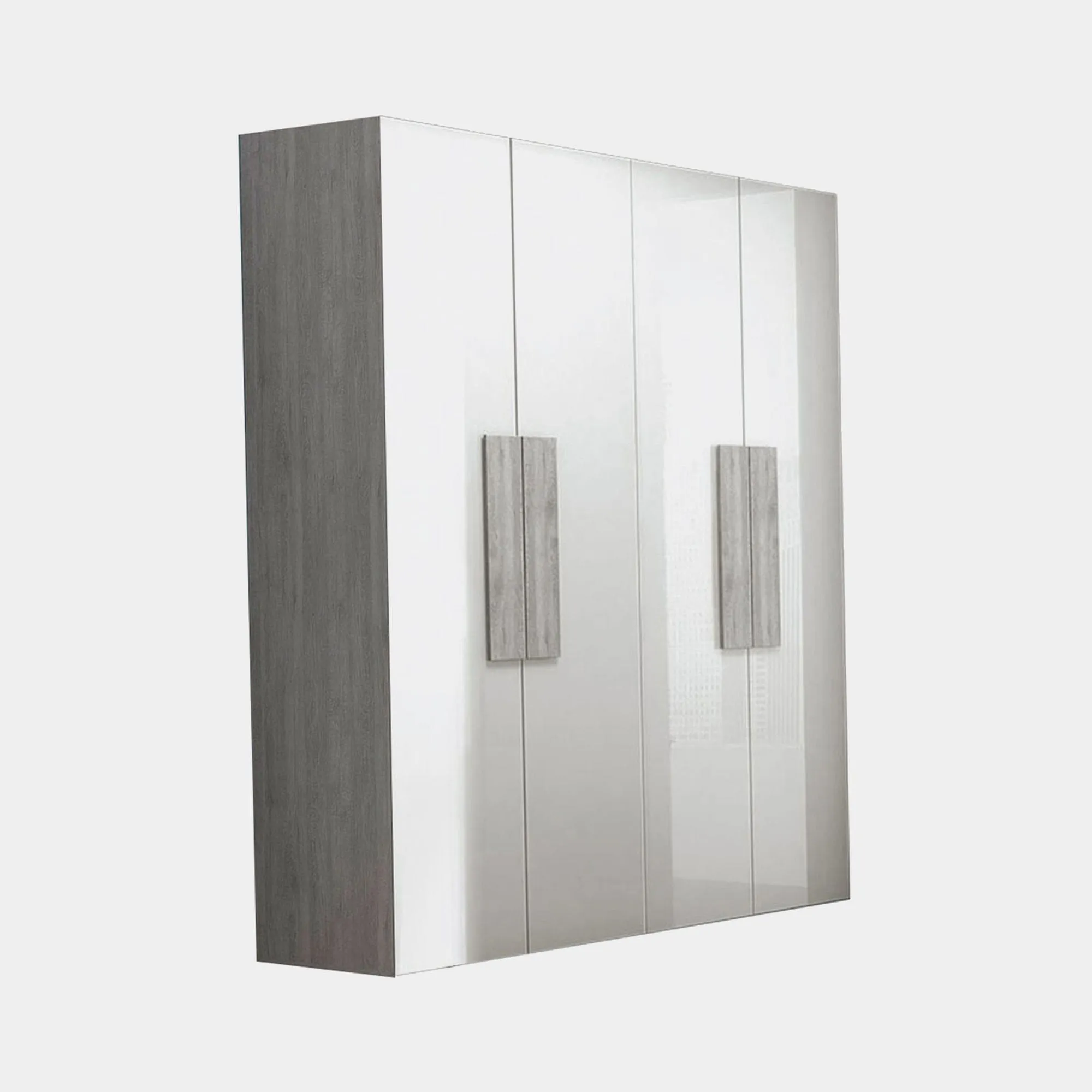 Amelia - Wardrobe In Titanio & Silver Ash