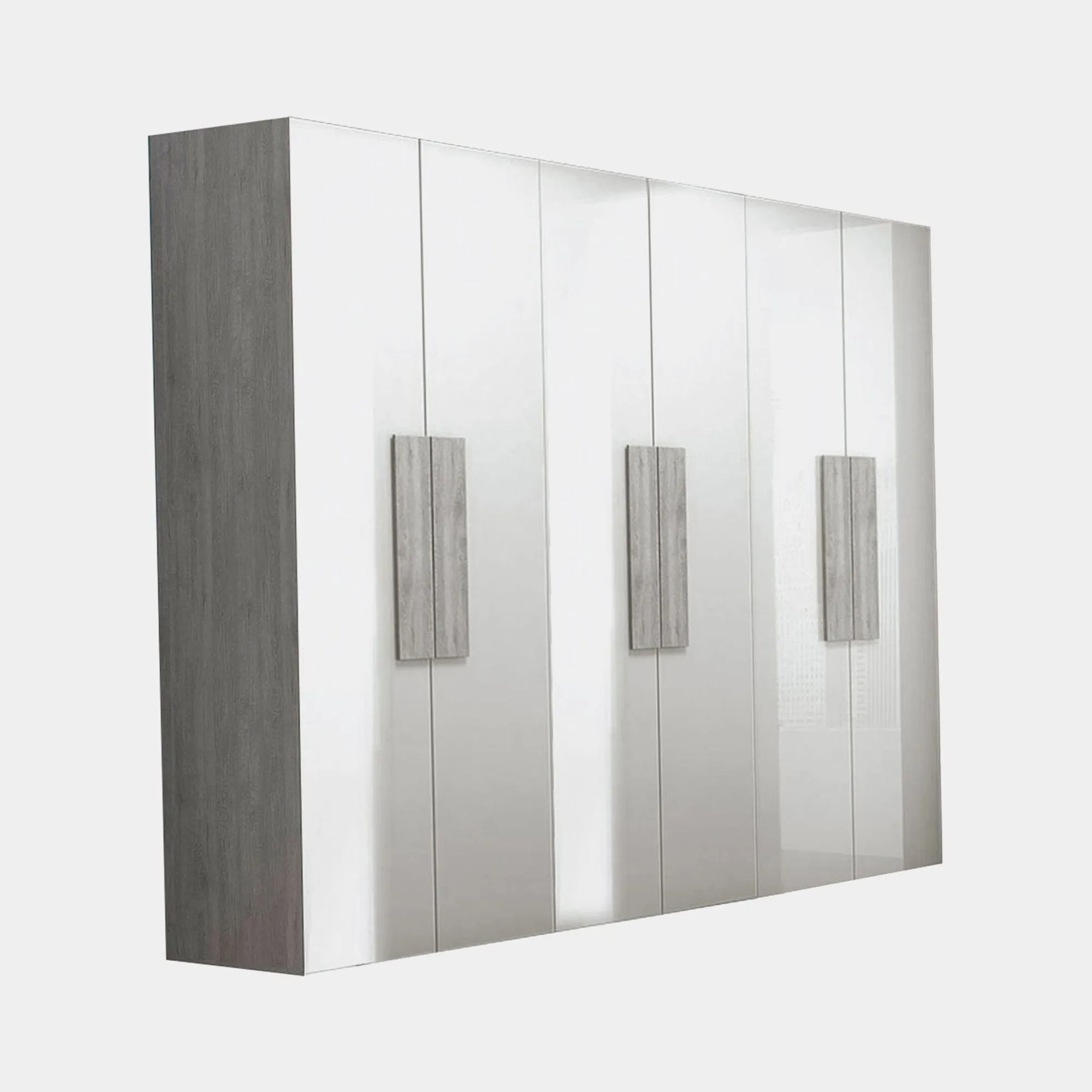 Amelia - Wardrobe In Titanio & Silver Ash