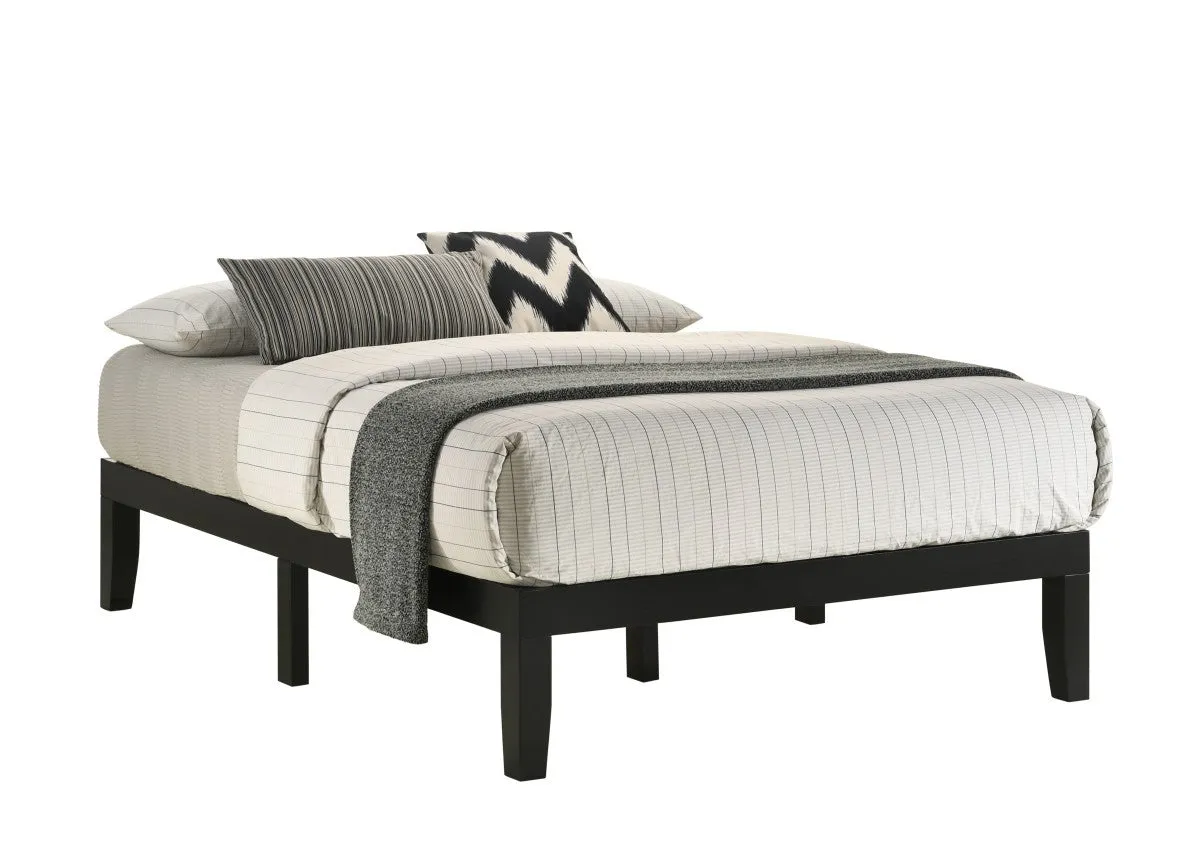Amira Queen Platform Bed - Black