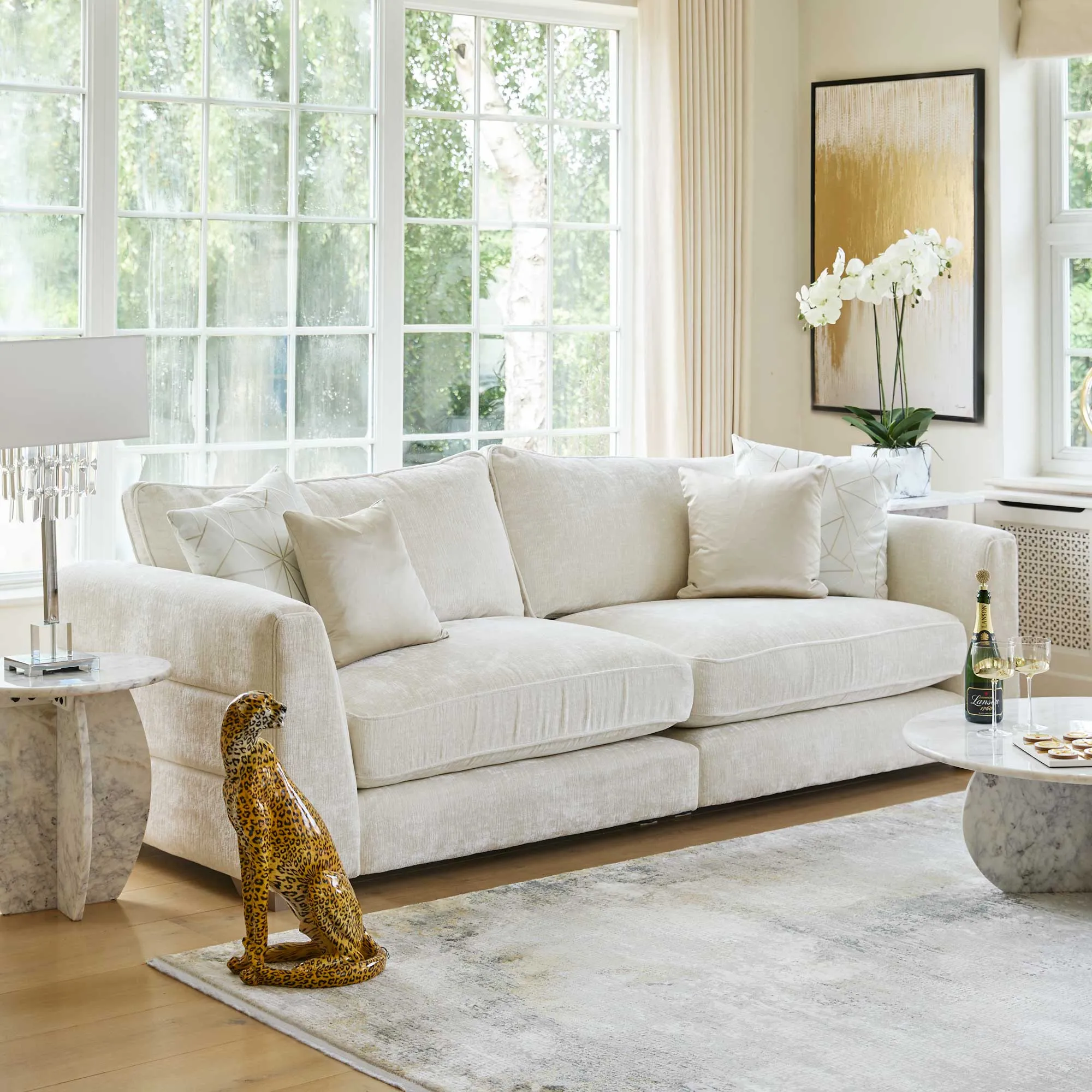 Annabel - 4 Seat Split Sofa In Fabric