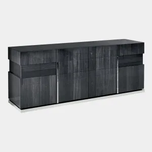 Antibes - 4 Door Sideboard In Grey Koto High Gloss