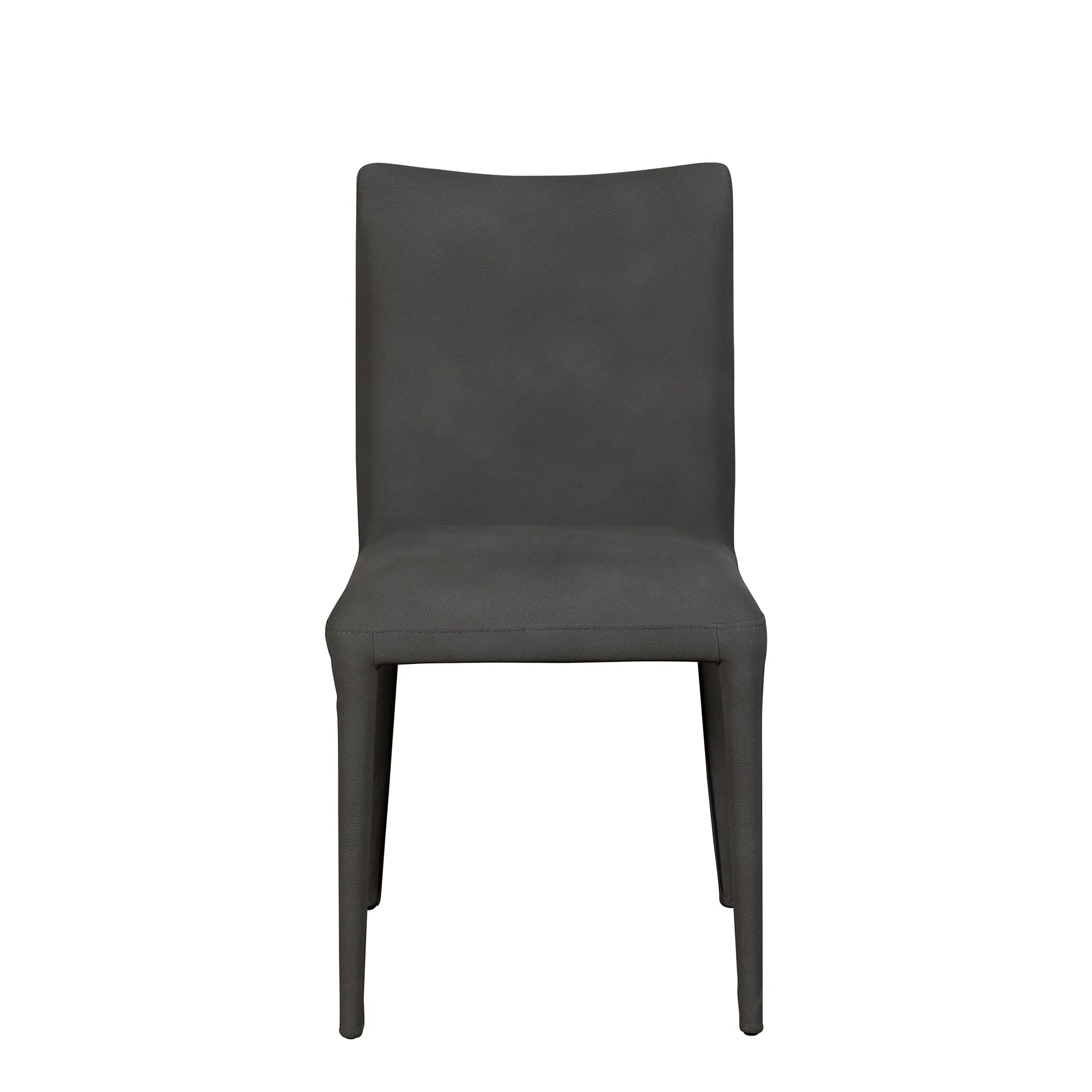 Archie - Dining Chair In PU Dark Grey