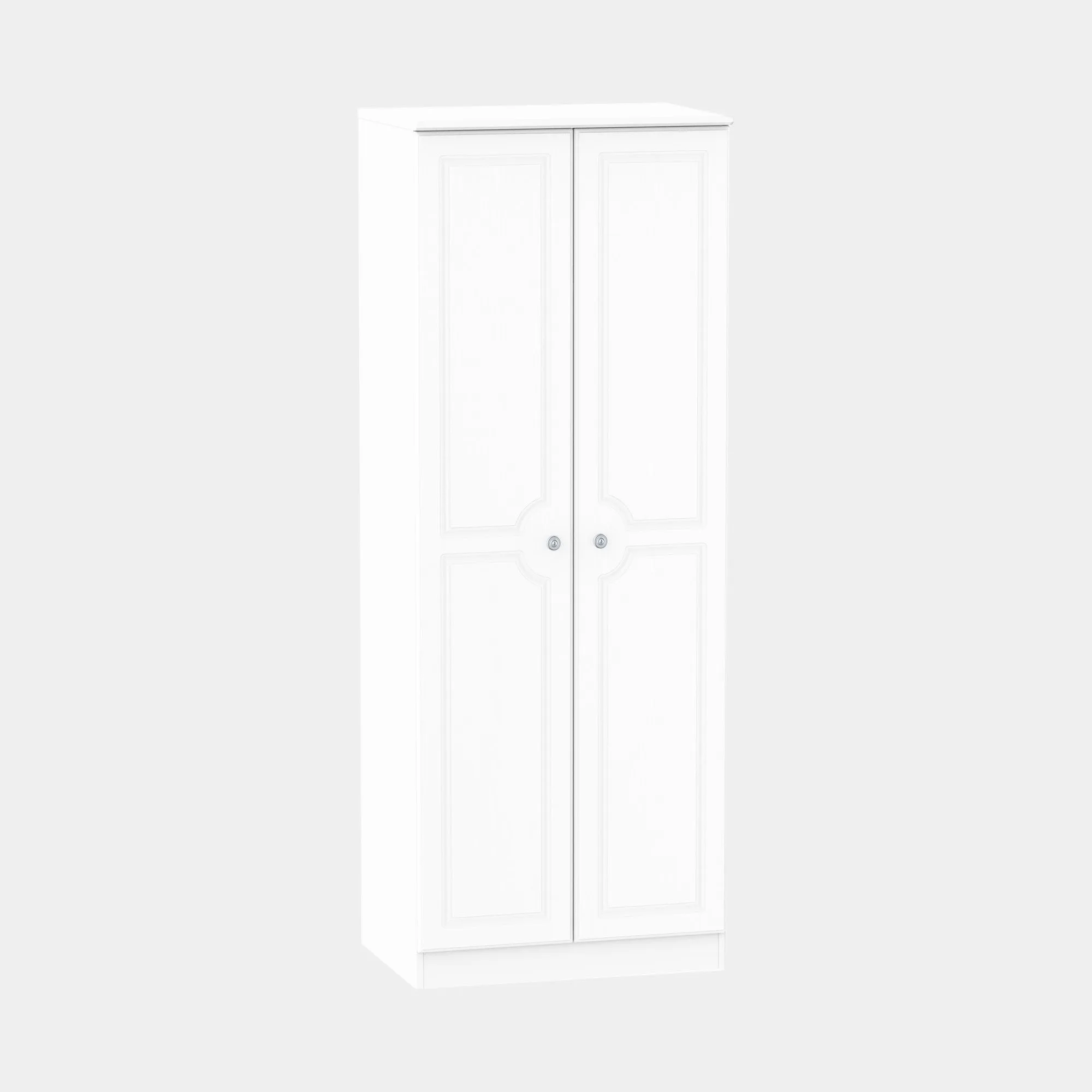 Ashford - Wardrobe In White Wood Grain Effect
