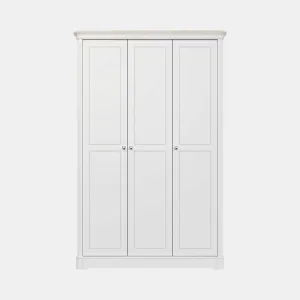 Aylesford - Full Hanging 3 Door Wardobee With Solid Oak Top