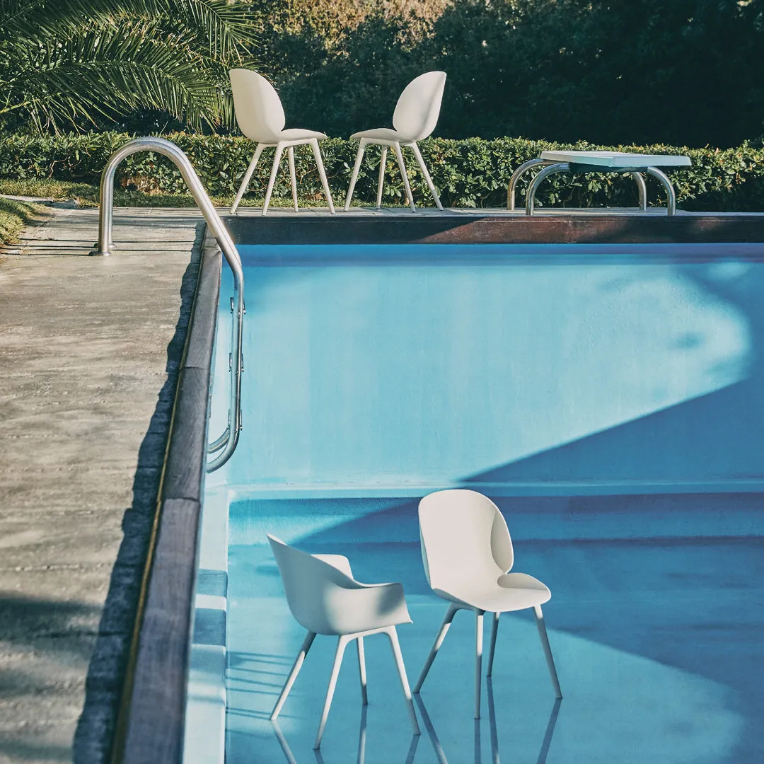 Bat Dining Chair - Plastic Base - Outdoor