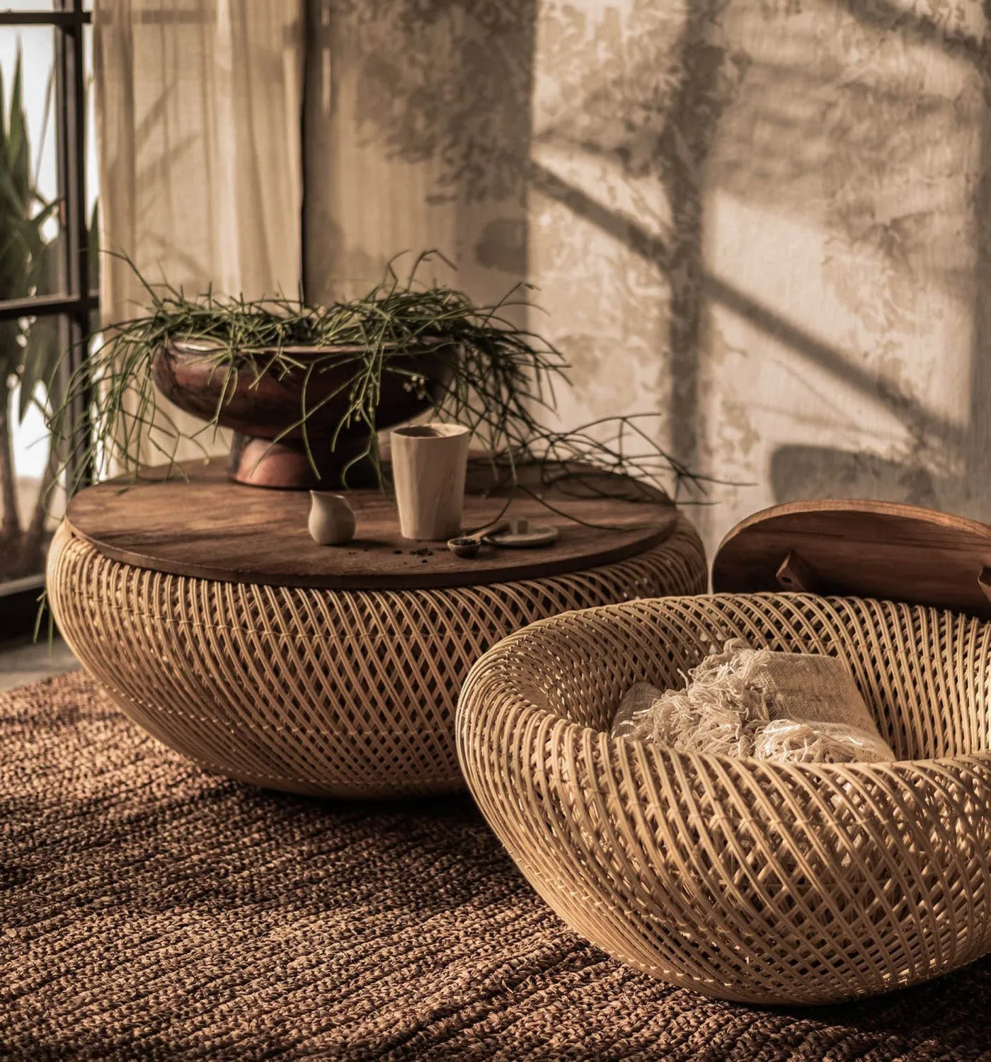 Bayan Wave Coffee Table - Natural
