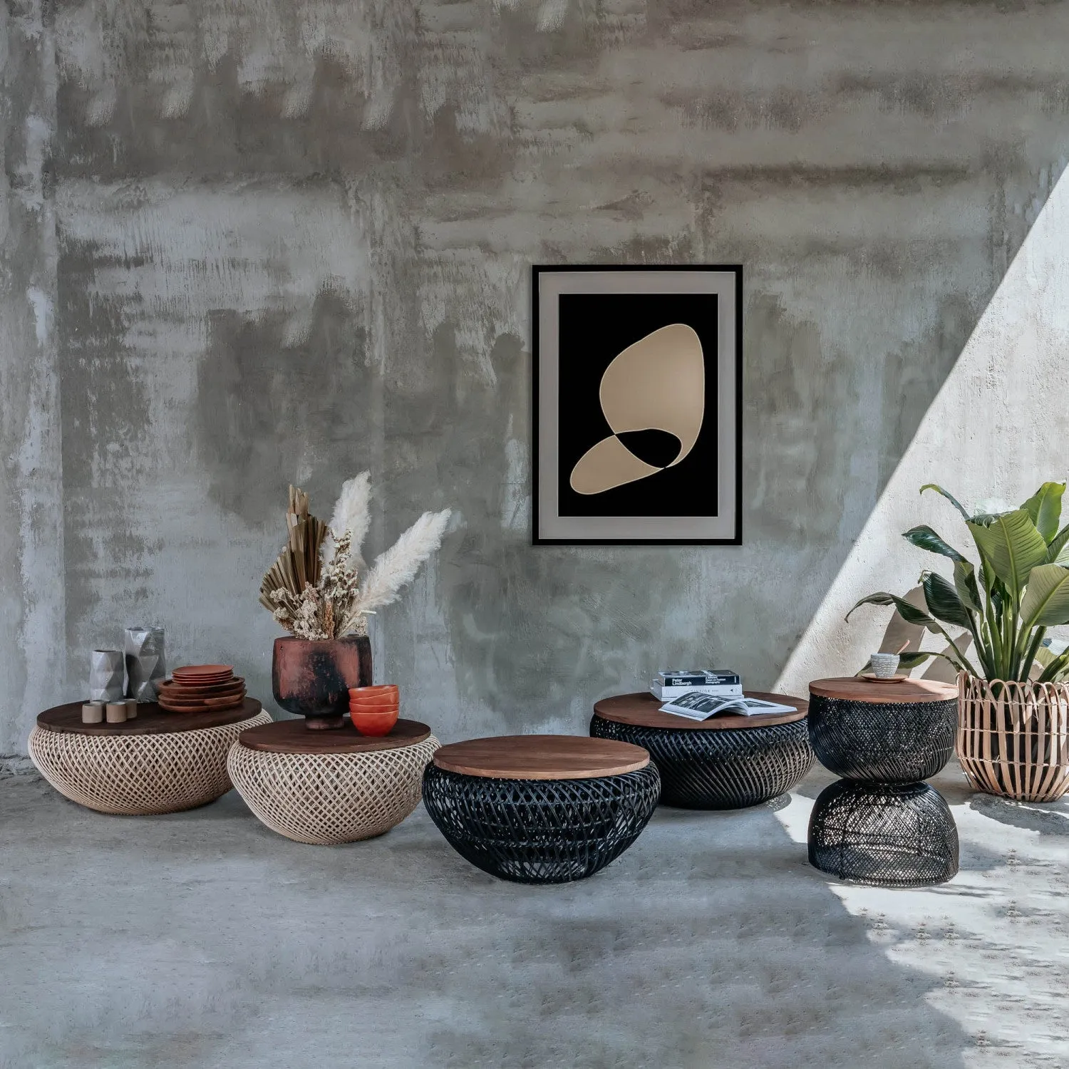 Bayan Wave Coffee Table - Natural