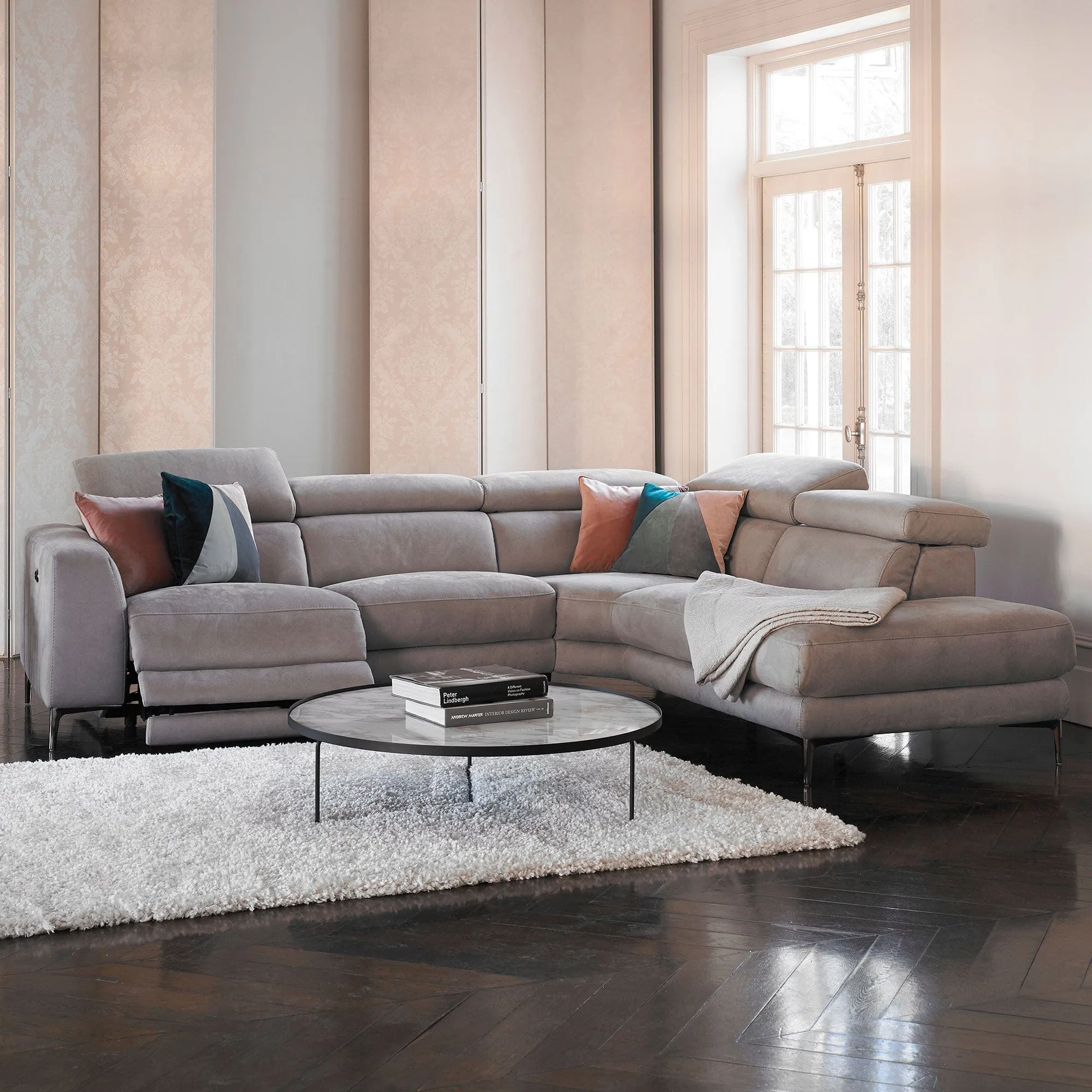 Bella - 2.5 Seat Power Recliner Sofa In Fabric