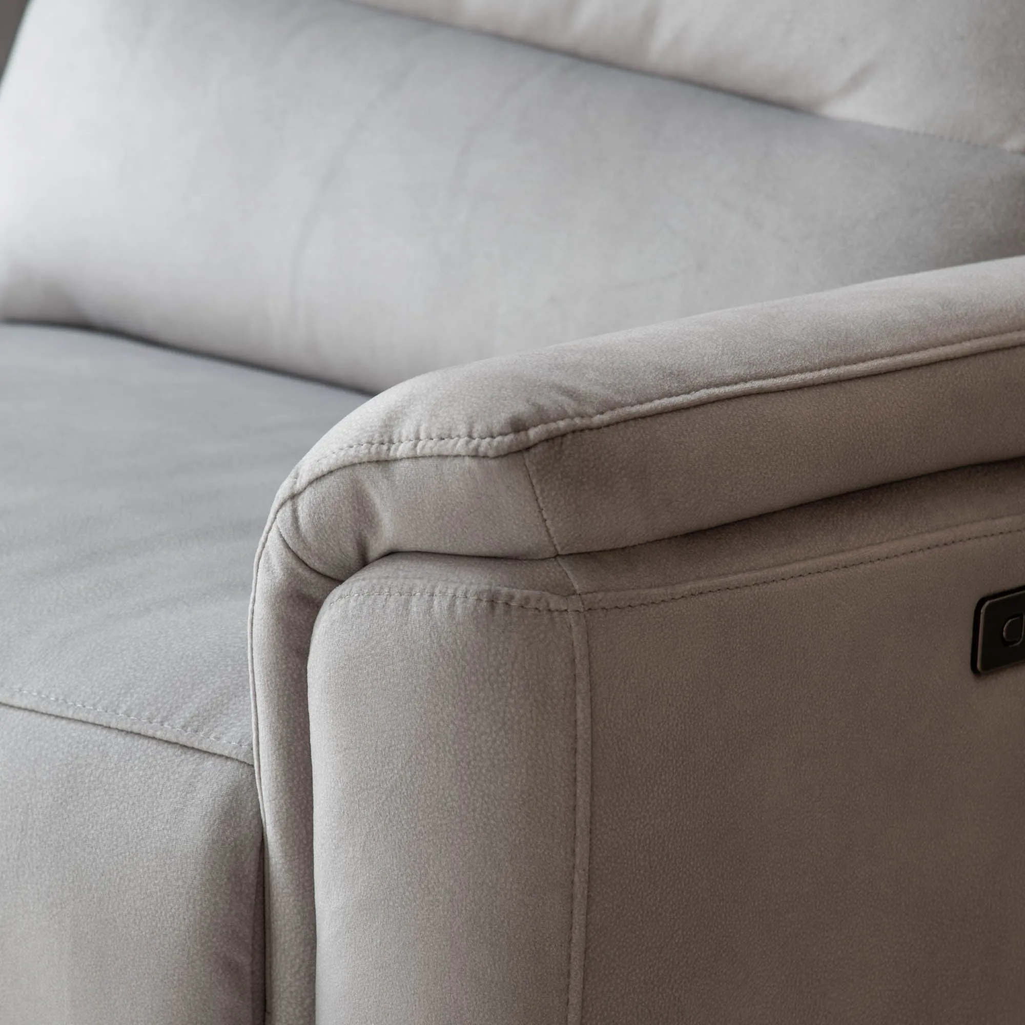 Bergamo - 3 Seat Power Recliner Sofa In  Fabric