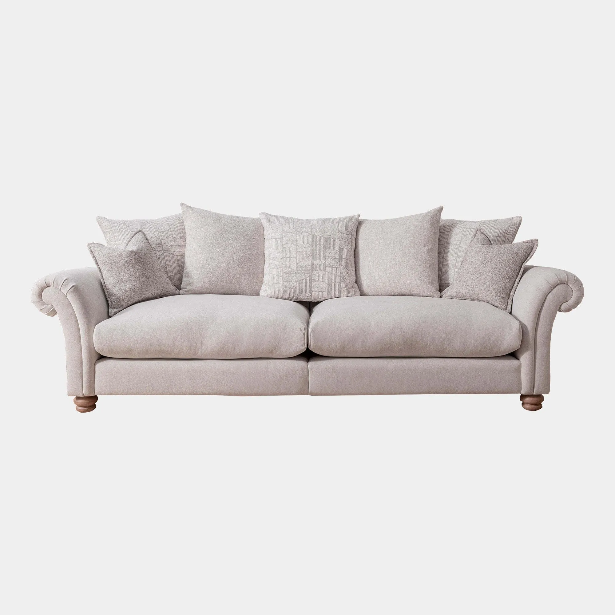 Beverley Hills - Extra Large Pillow Back Split Sofa In Fabric