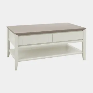 Bremen - 2 Drawer Coffee Table In Oak Finish