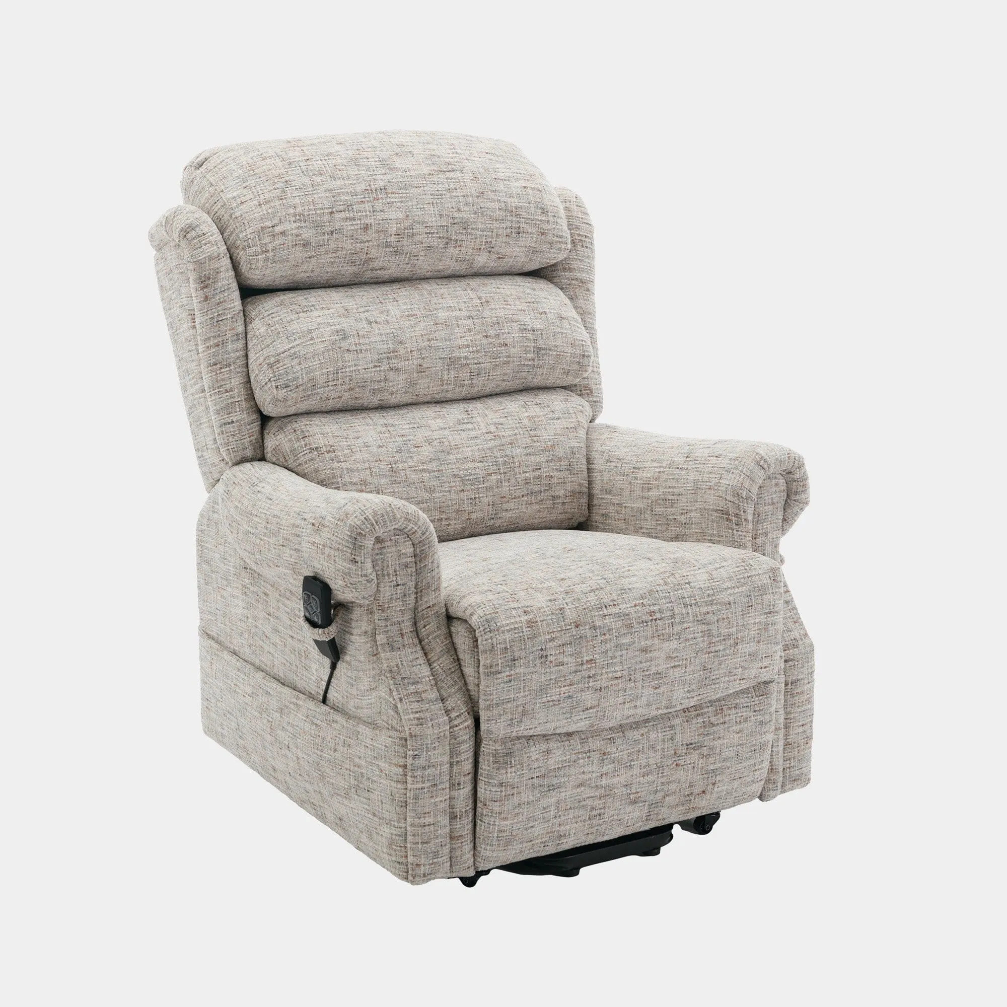 Bude - Dual Motor Rise & Recliner Chair In Fabric