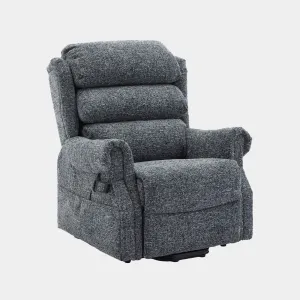 Bude - Dual Motor Rise & Recliner Chair In Fabric
