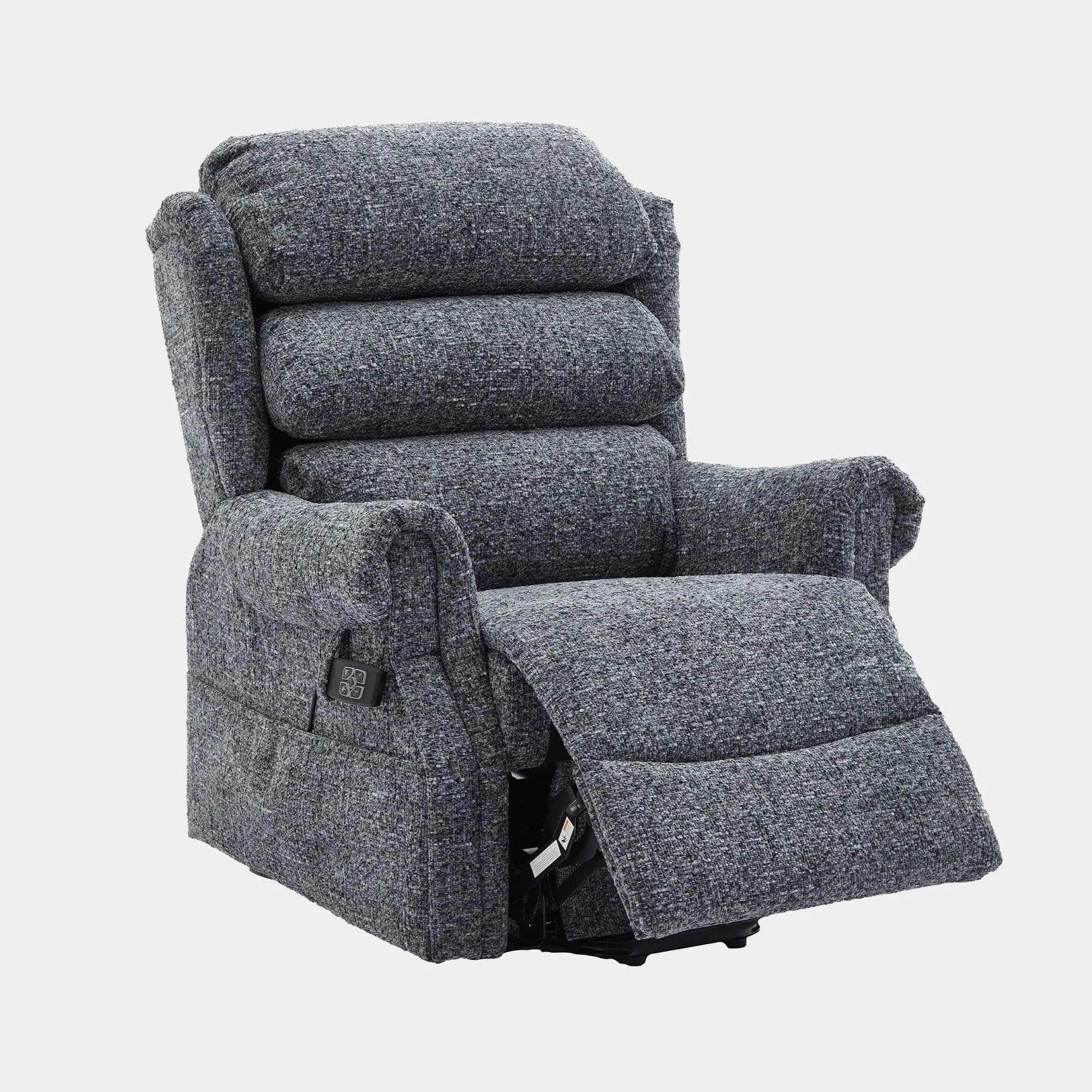 Bude - Dual Motor Rise & Recliner Chair In Fabric