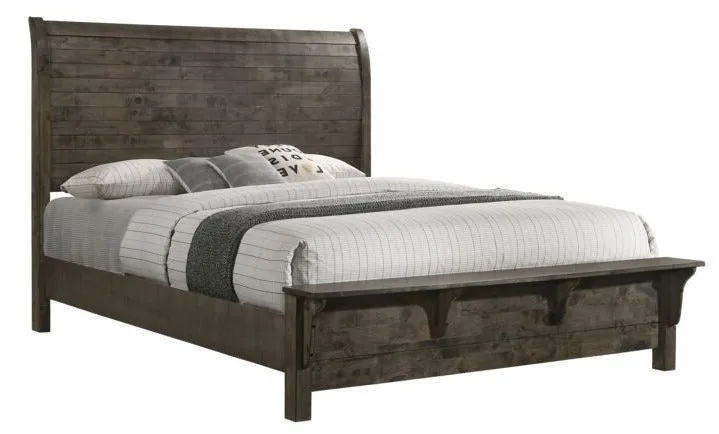 Cabin 5-Piece Queen Bedroom Package - Grey