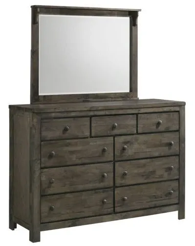 Cabin 6-Piece Queen Bedroom Package - Grey