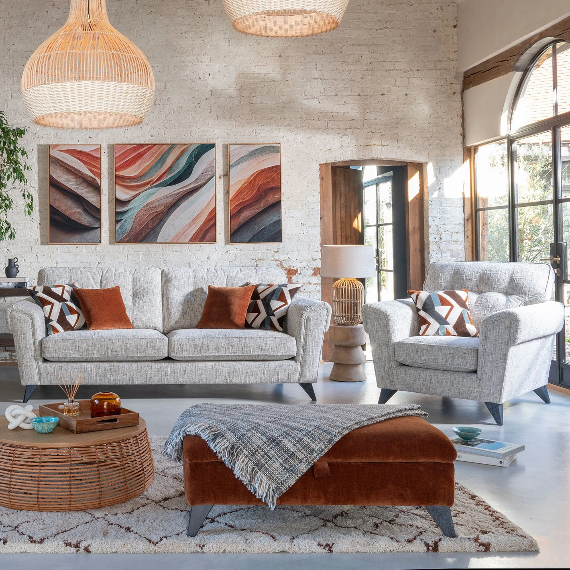 Camden - Grand 4 Seat Sofa In Fabric