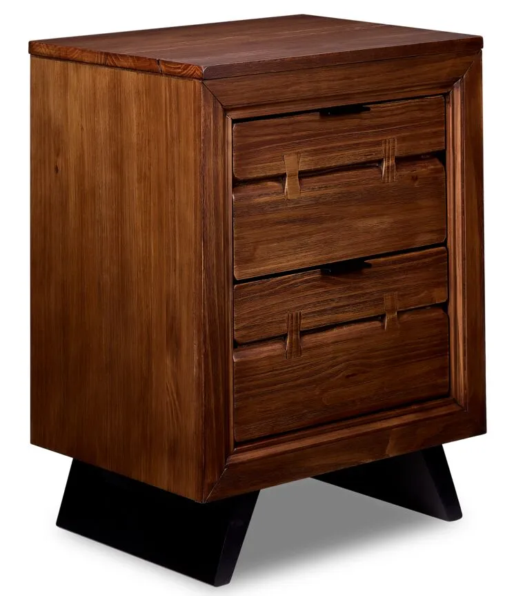 Camila 6-Piece King Bedroom Package - Rustic Brown