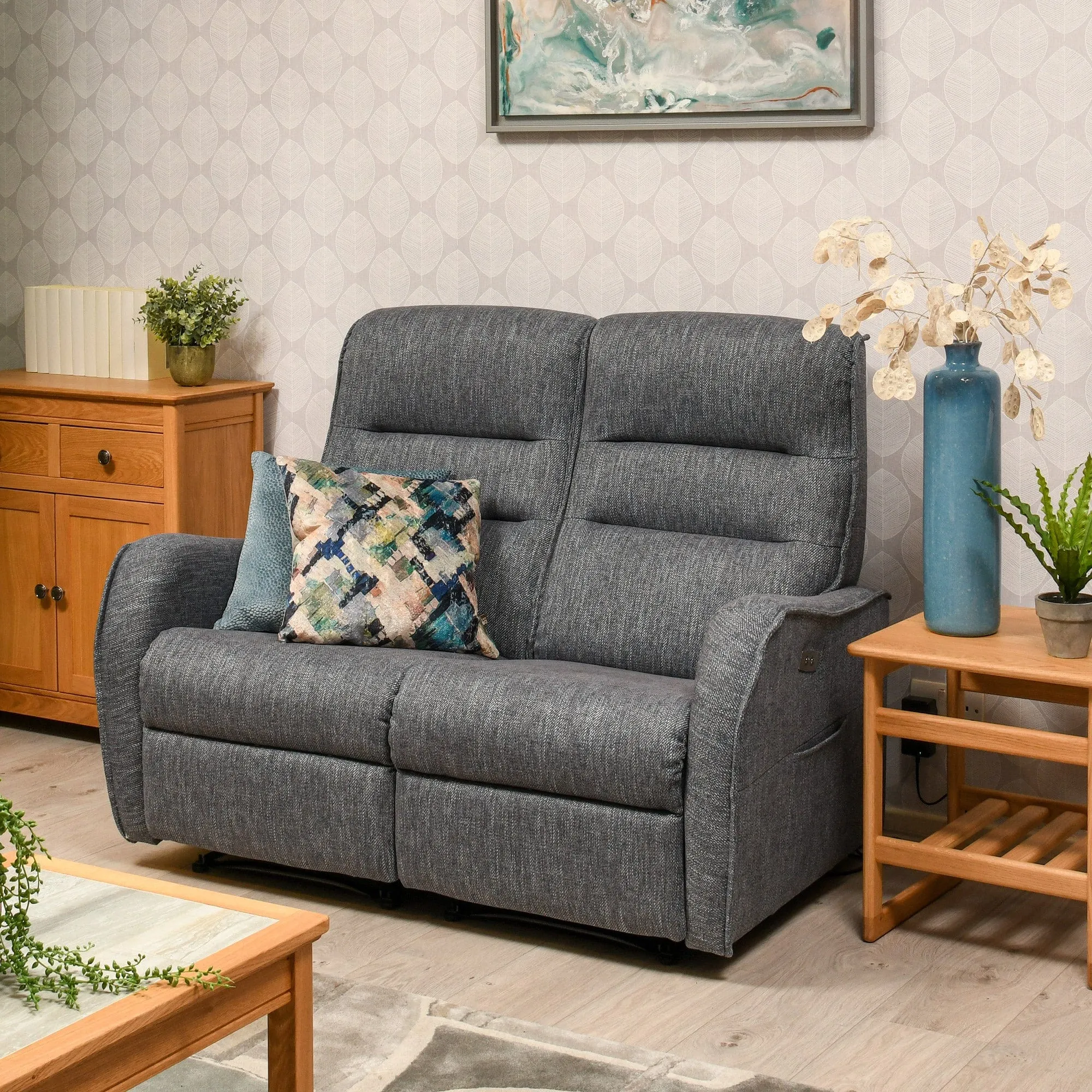 Capri - Manual Recliner Chair In Fabric