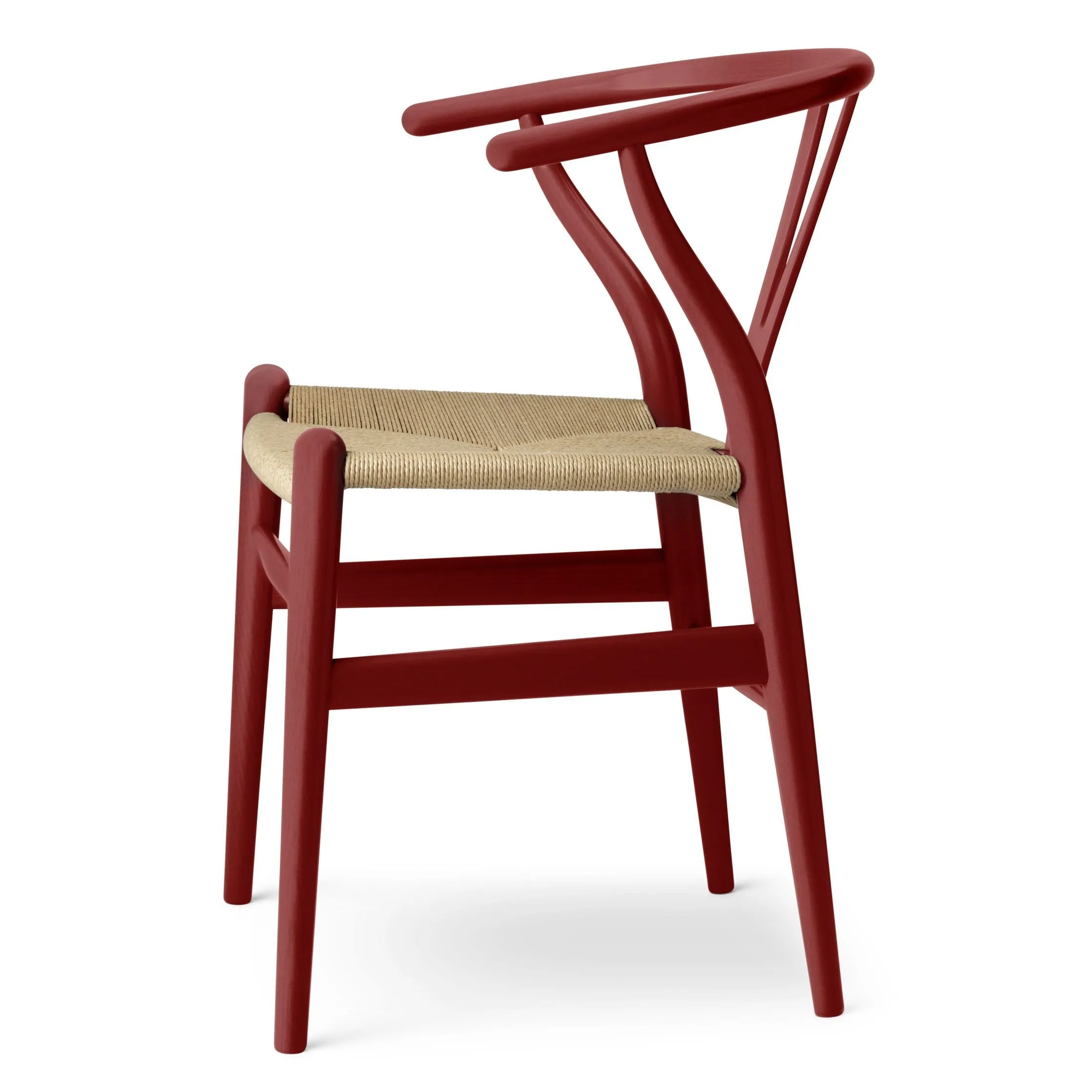 Carl Hansen Ch24 Wishbone Chair Oak, Falu Red/Natural Cord