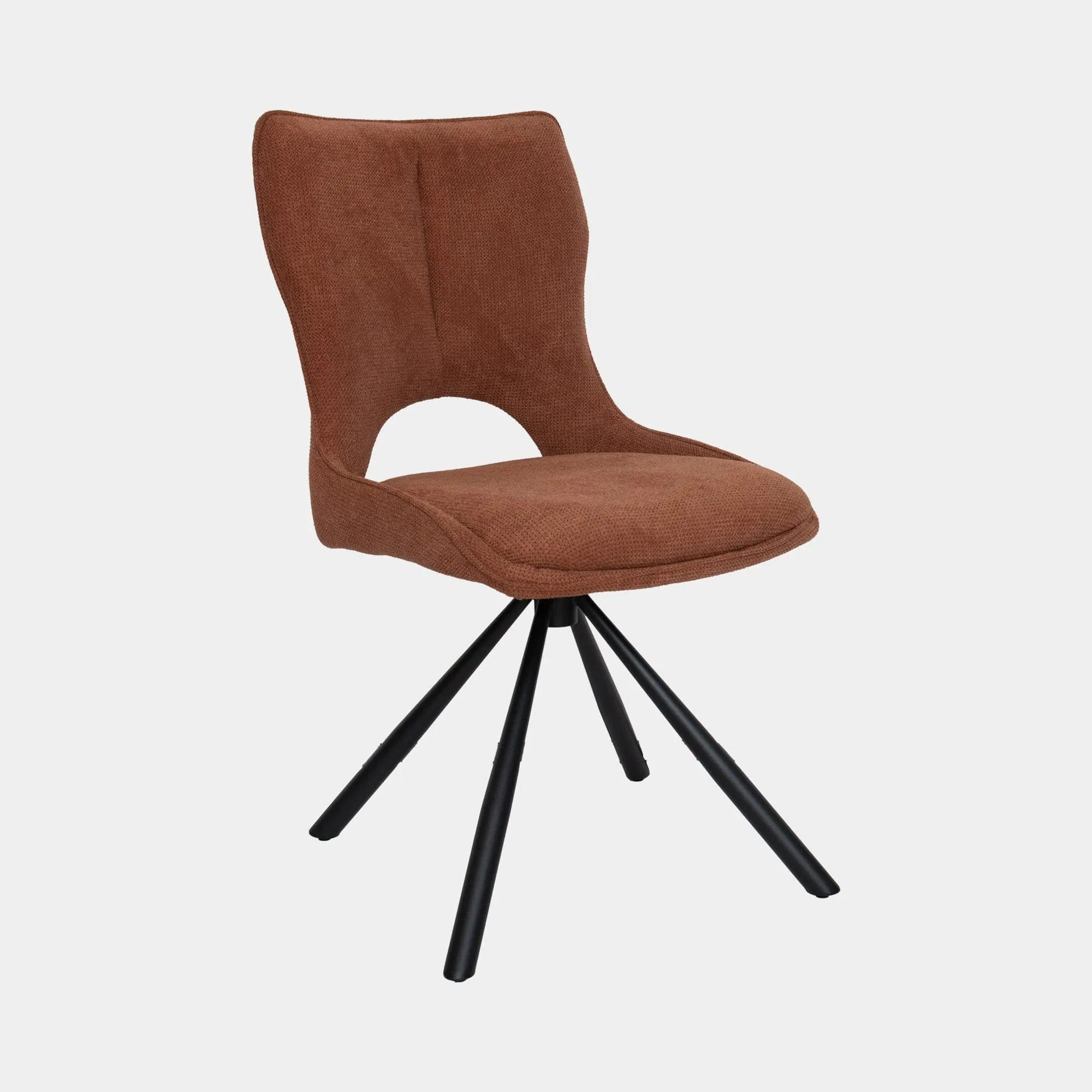 Carlo - Swivel Dining Chair In Fabric