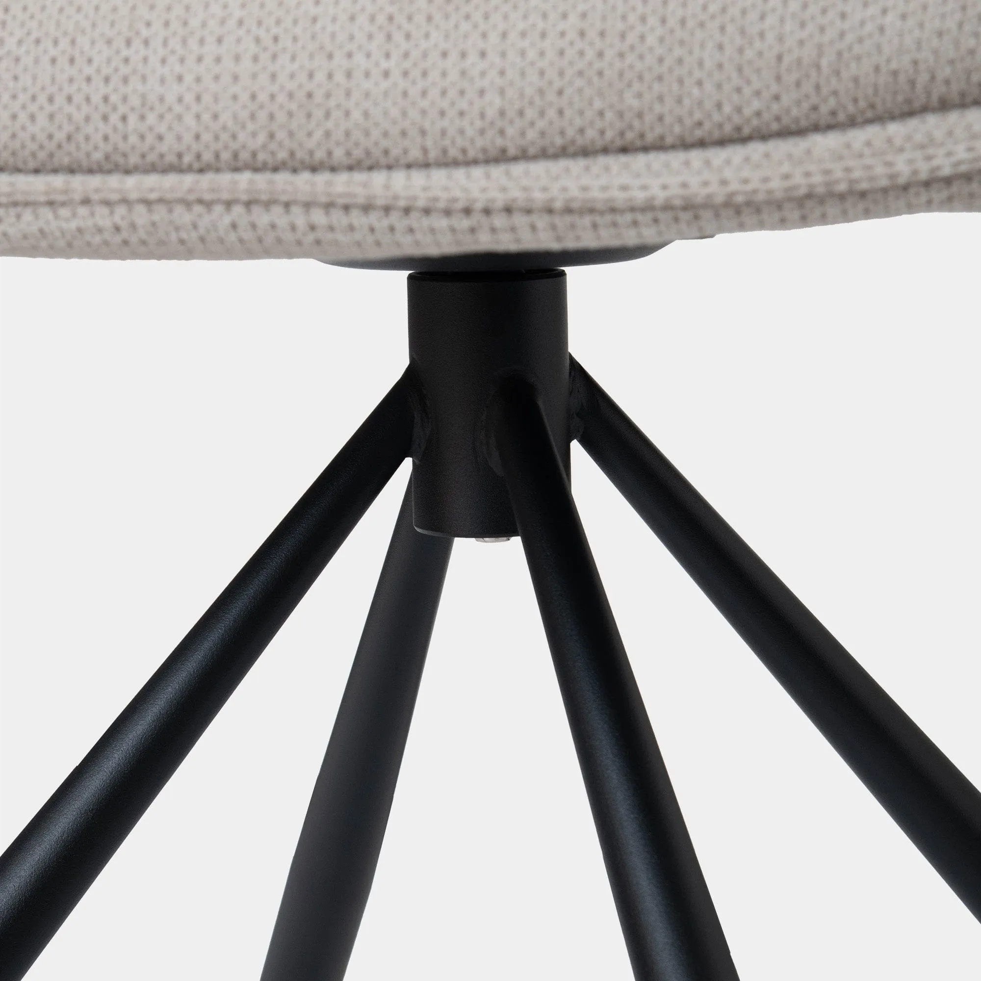 Carlo - Swivel Dining Chair In Fabric