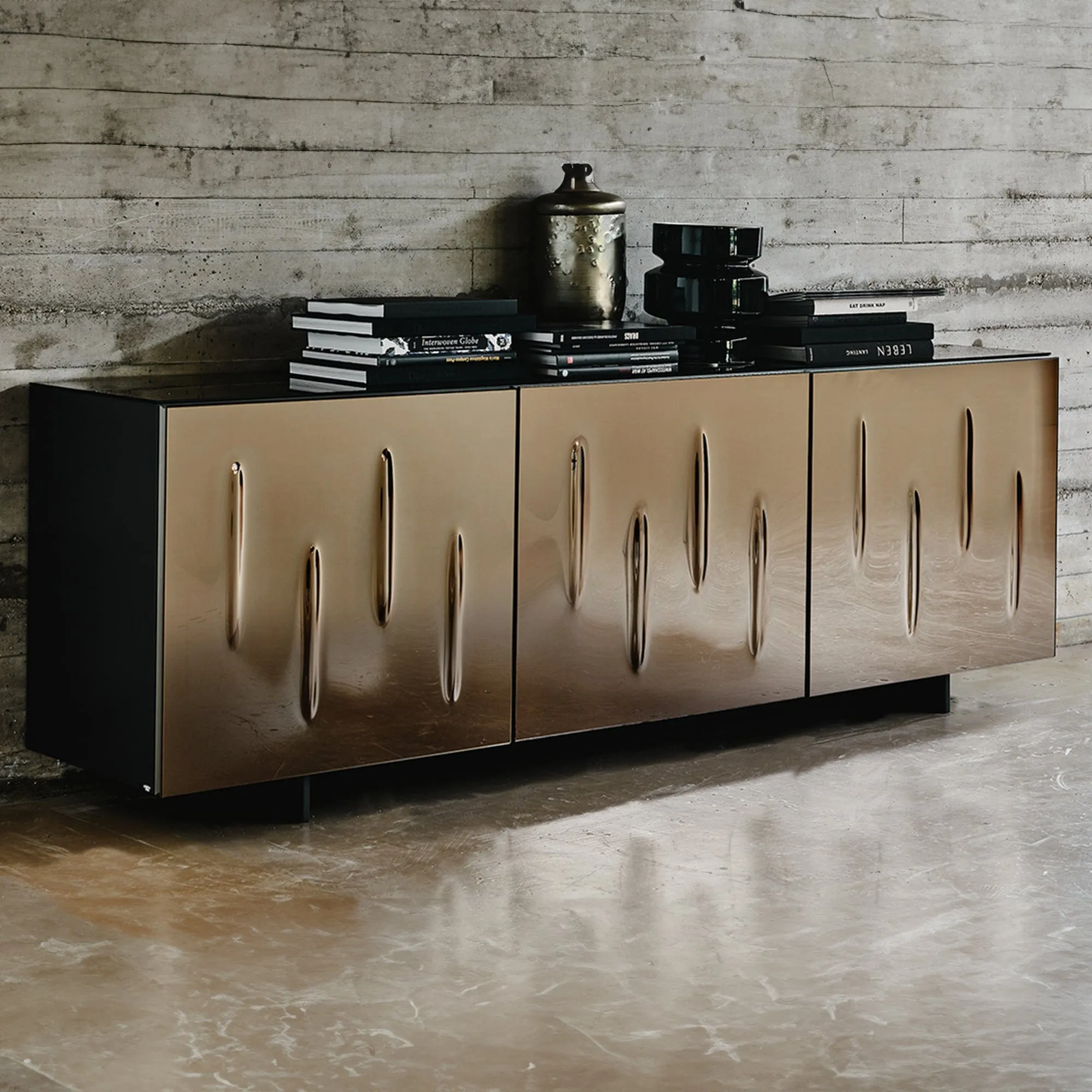 Cattelan Italia Carnaby - 2 Door Sideboard In M11 Titanium