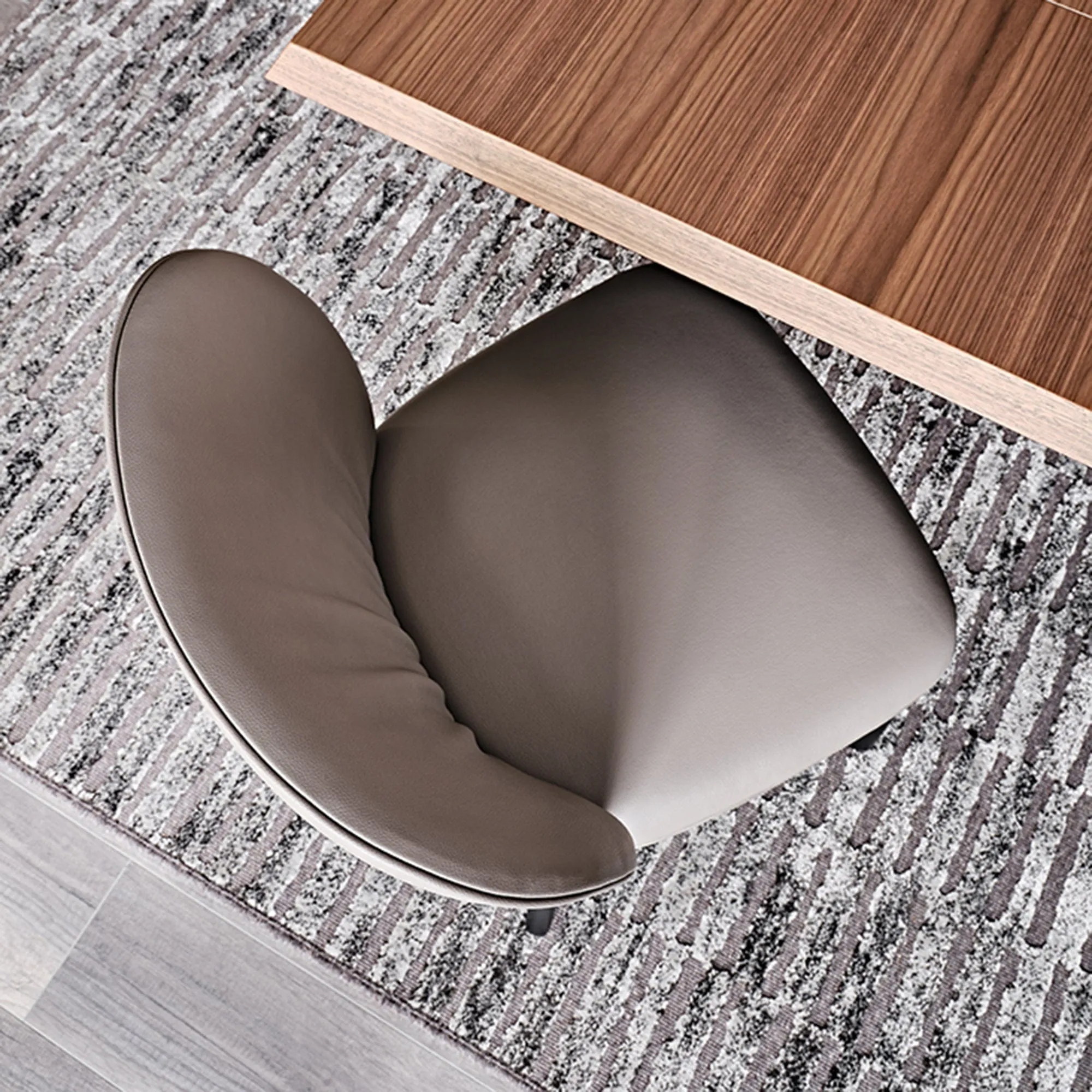 Cattelan Italia Chrishell ML - Dining Chair In Synthetic Leather & Metal Leg