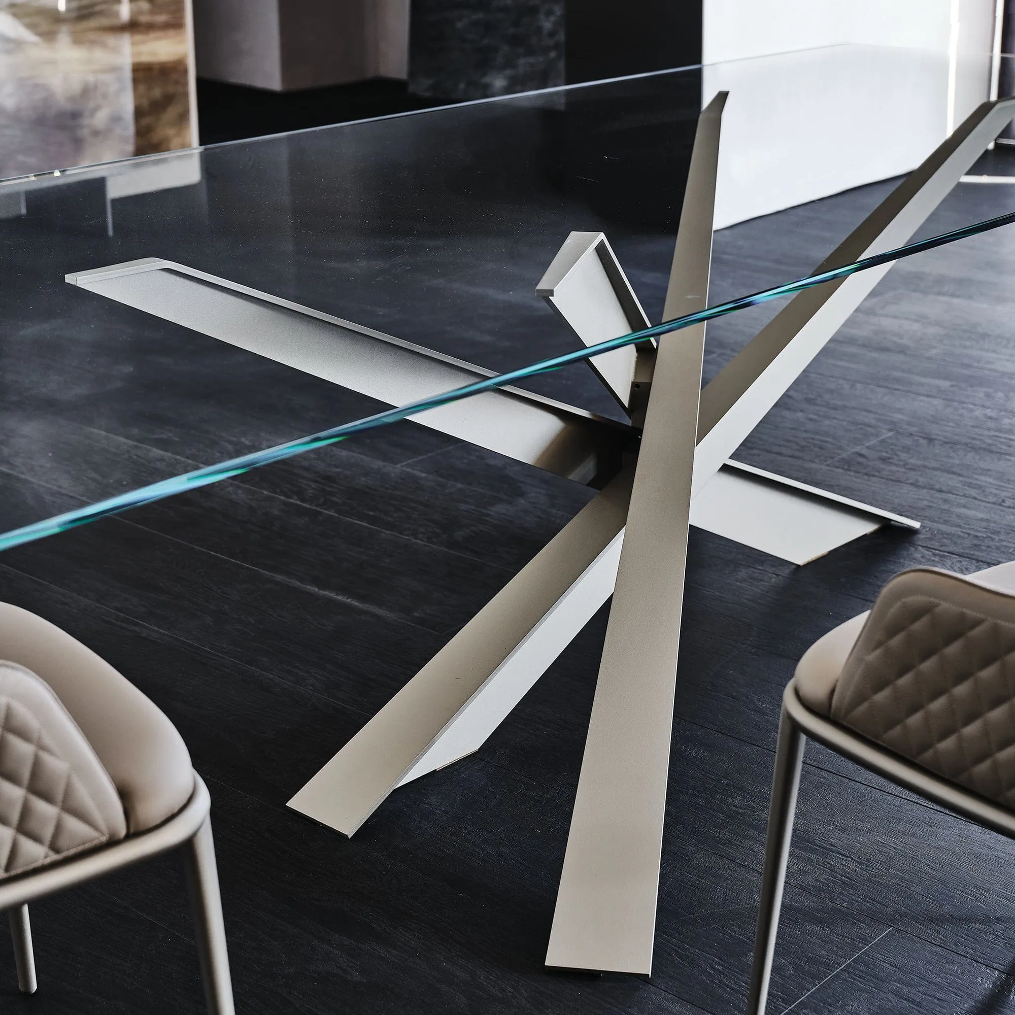 Cattelan Italia Lancer - Dining Table In Clear Glass