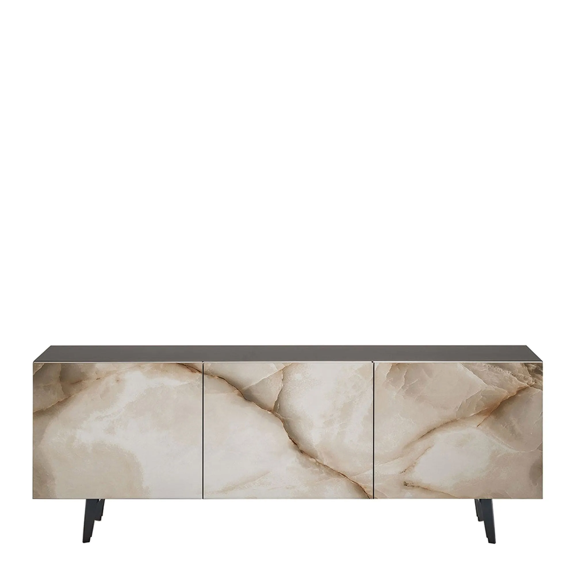 Cattelan Italia Metropol - 3 Door Sideboard In GF71 White