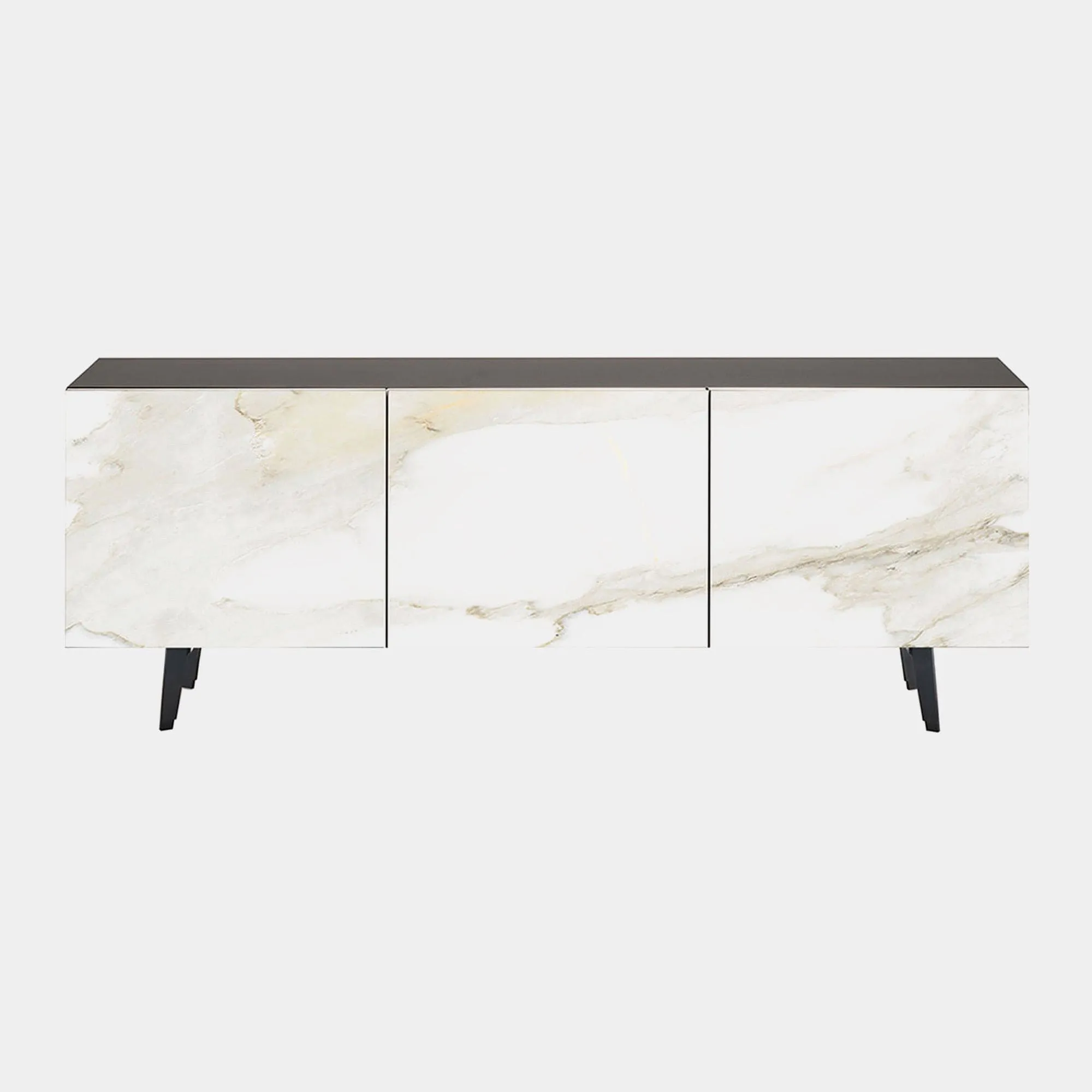 Cattelan Italia Metropol - 3 Door Sideboard In GF71 White