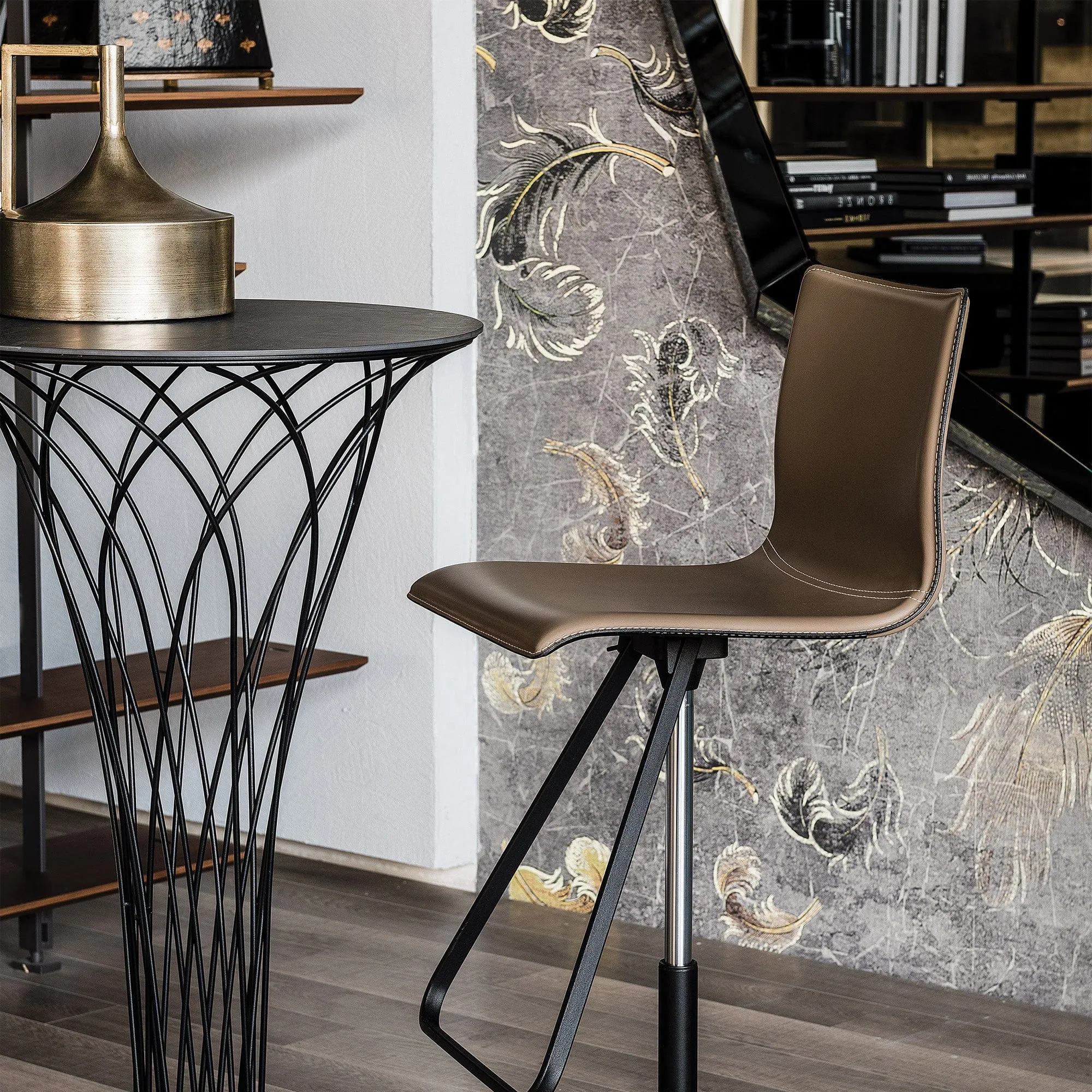 Cattelan Italia Nido - 59cm Round Bar Table In Keramik