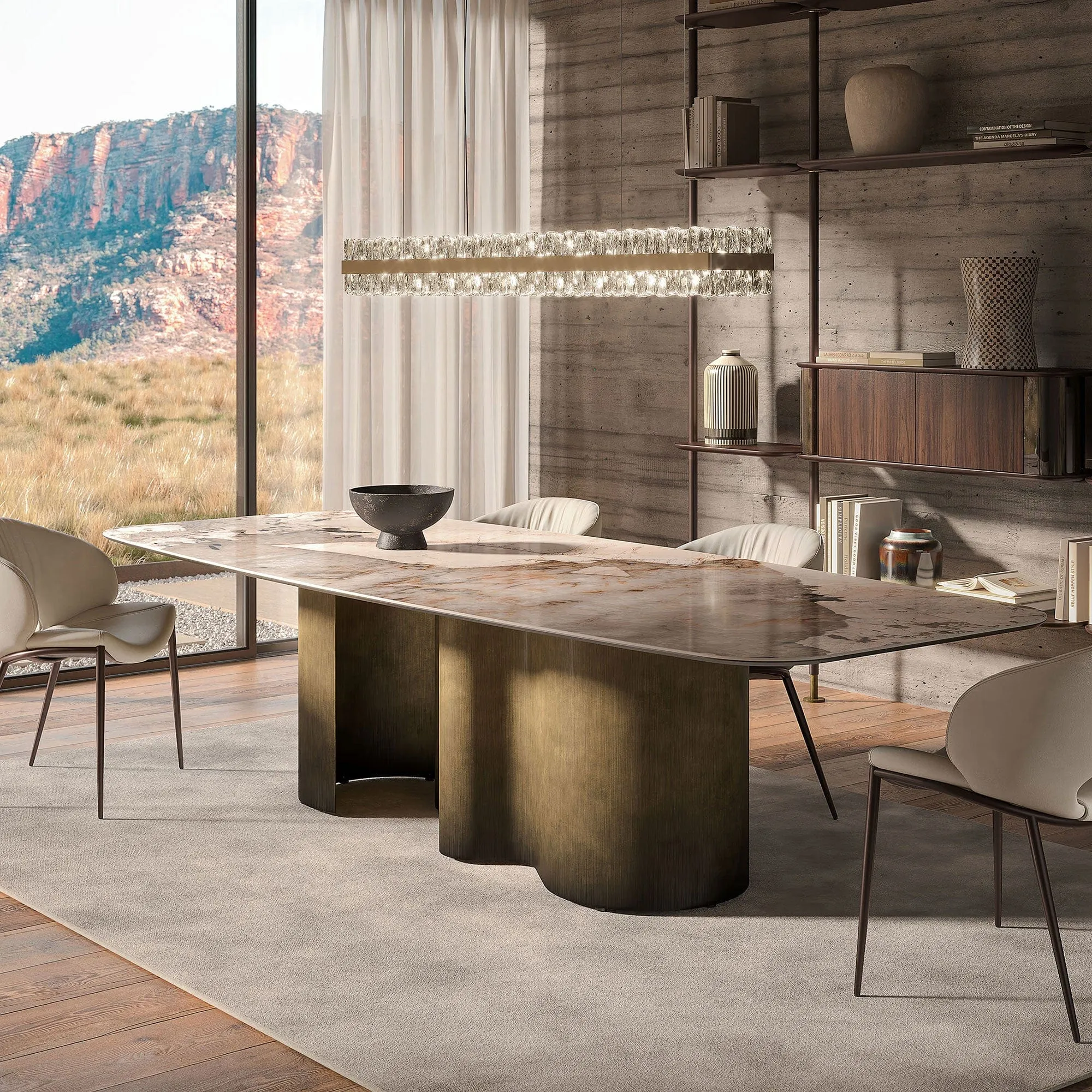Cattelan Italia Papel - Dining Table In Premium Keramik