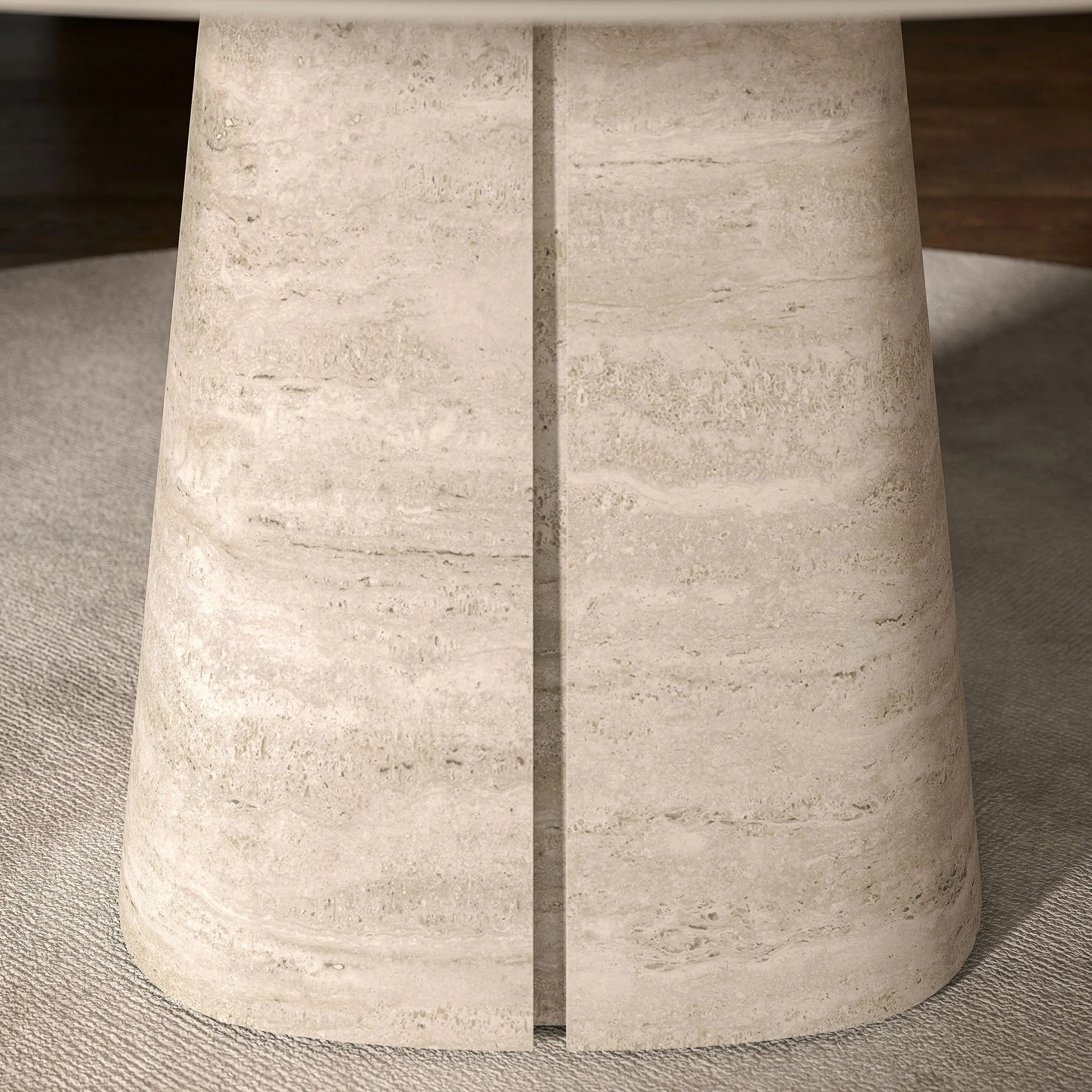 Cattelan Italia Rado - Round Dining Table In Keramik