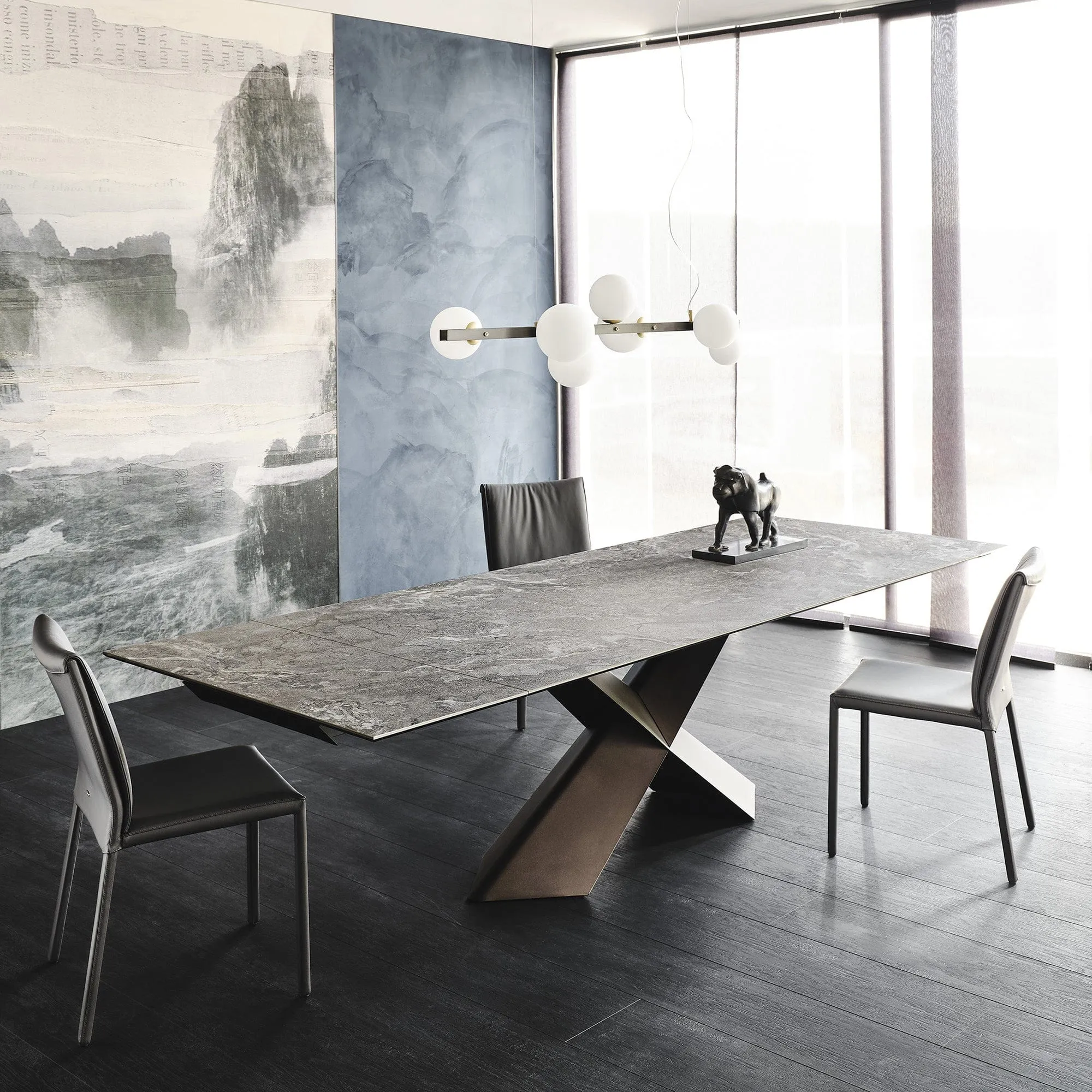 Cattelan Italia Tyron - Extending Dining Table In Keramik Drive