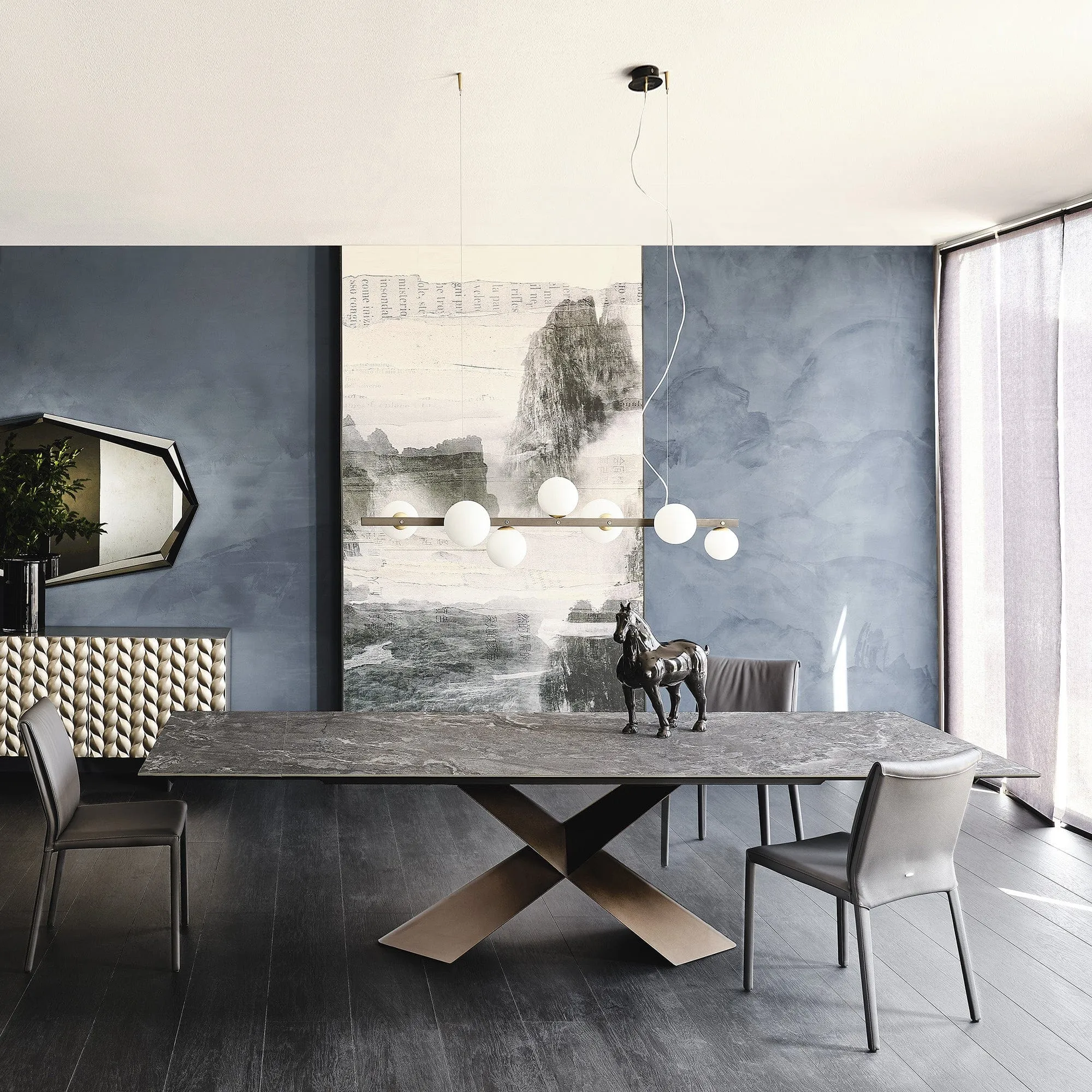 Cattelan Italia Tyron - Extending Dining Table In Keramik Drive