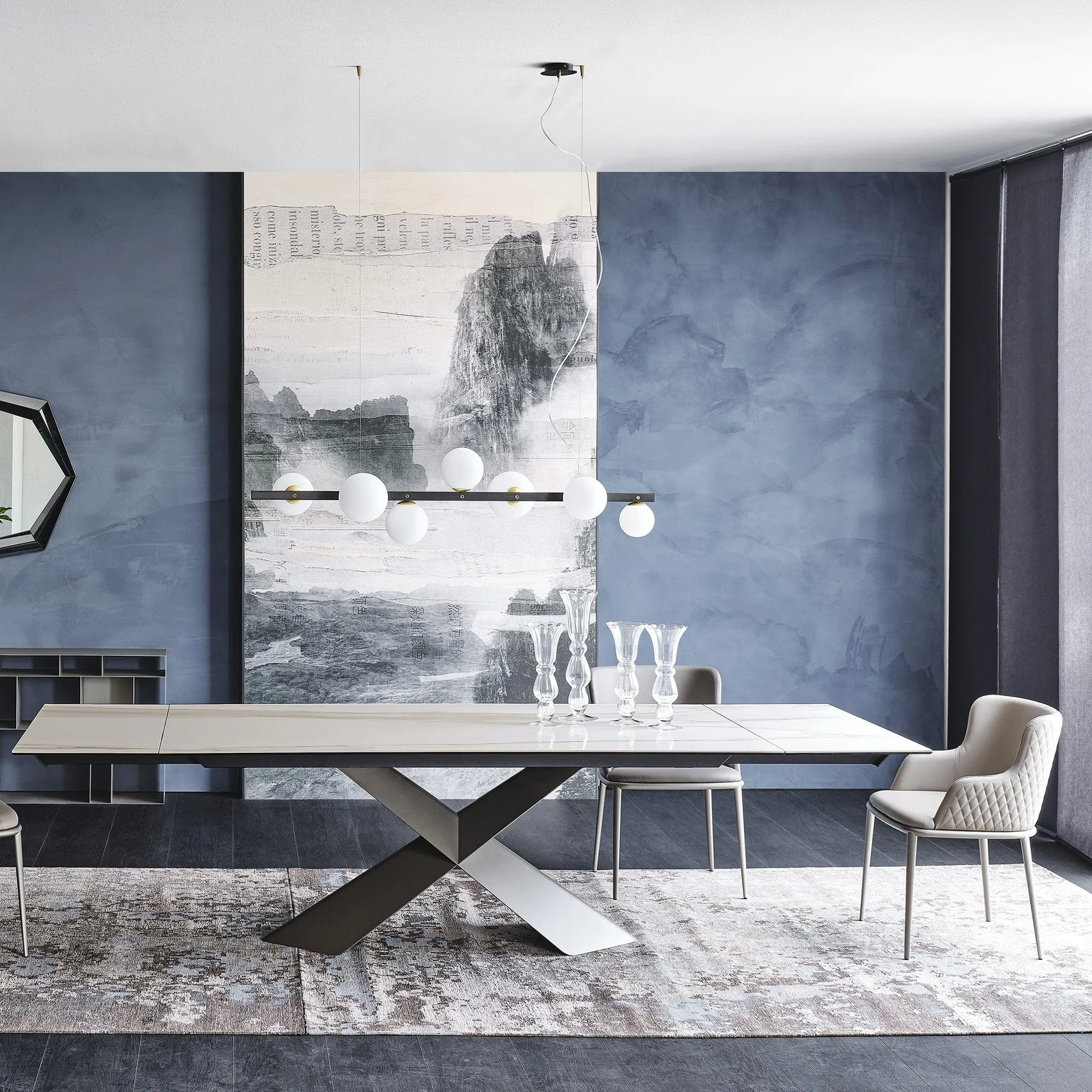 Cattelan Italia Tyron - Extending Dining Table In Keramik Drive